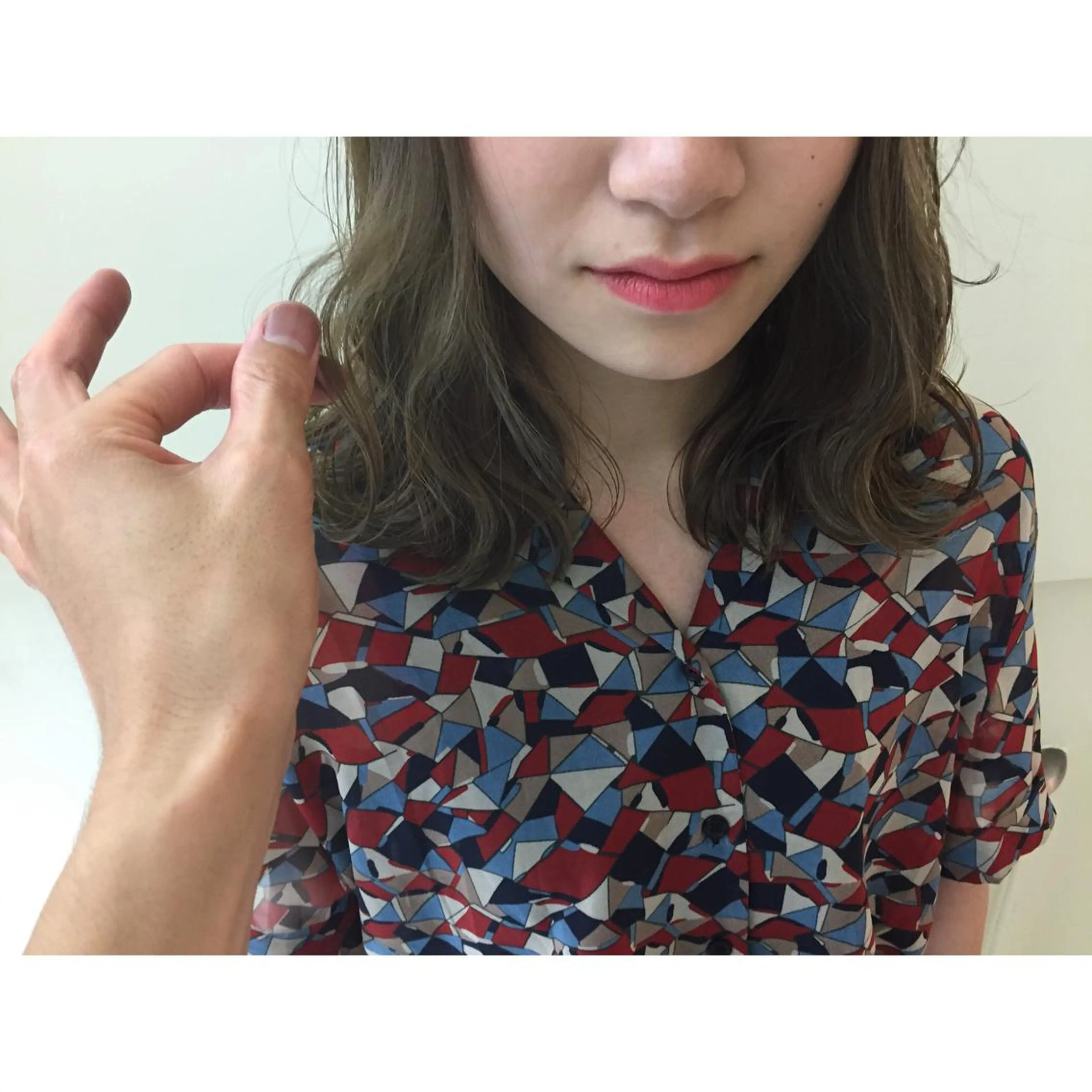 ミディアム カラー 加藤 利基のヘアスタイル