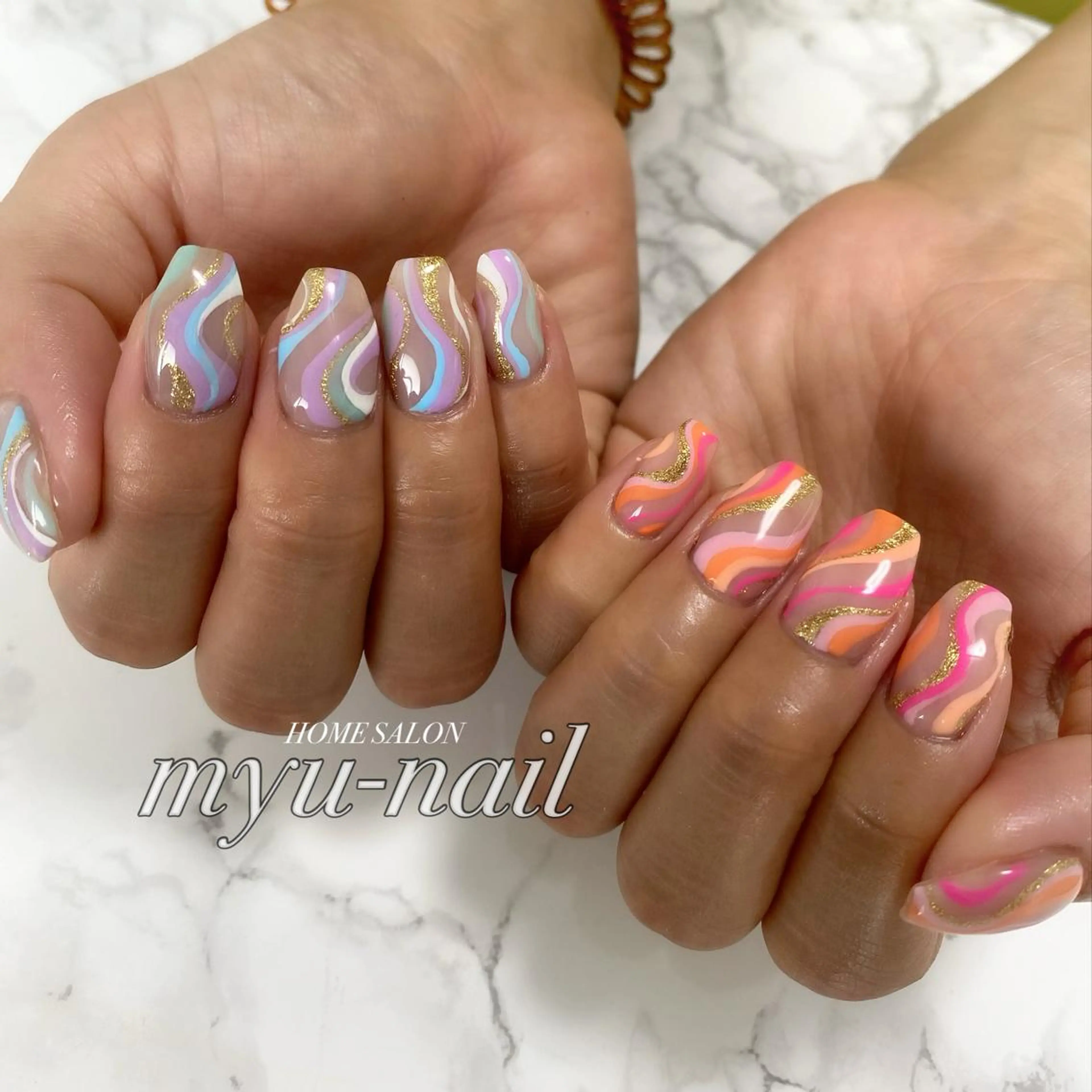 ネイル ホームサロン myu-nailのネイルデザイン