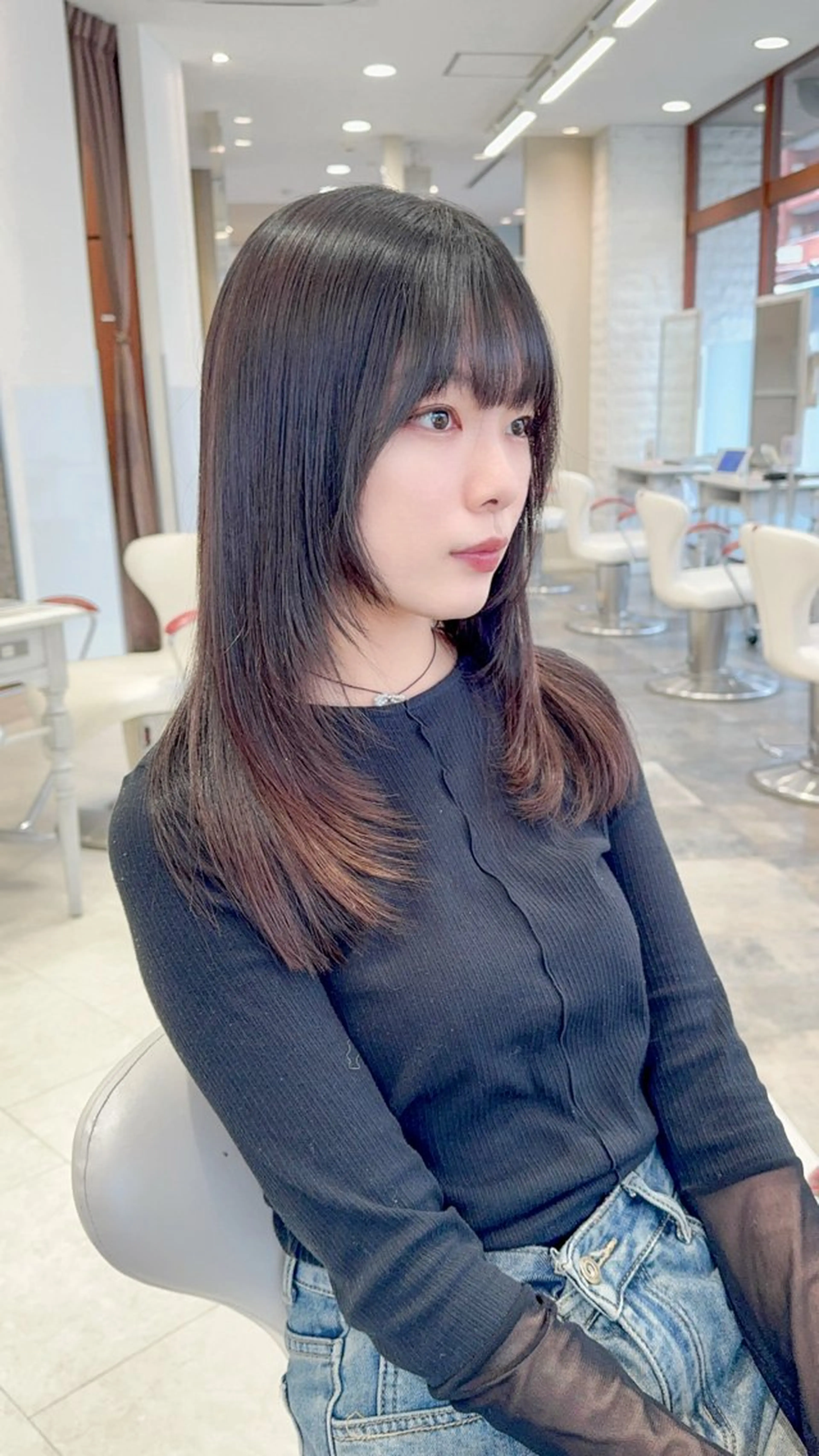 ロング EARTH ケントのヘアスタイル