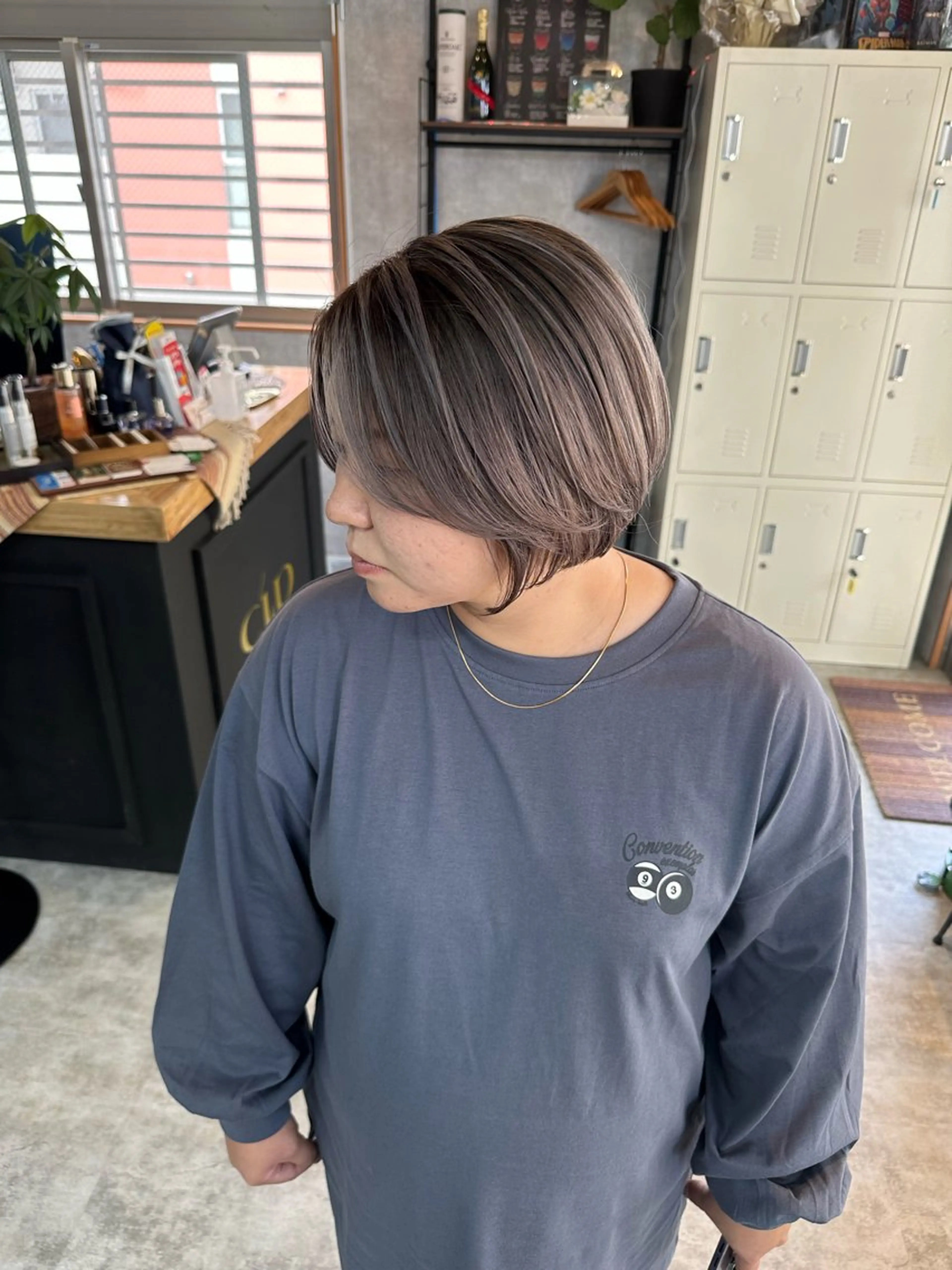 ショート 切りっぱなしボブ ショートボブ ハンサムショート 丸みショート ボブ ヘアカラー C’LD hair  produce /シールドヘア所属・モテ髪/ボブ/ショー ト/アダチフウトのヘアスタイル