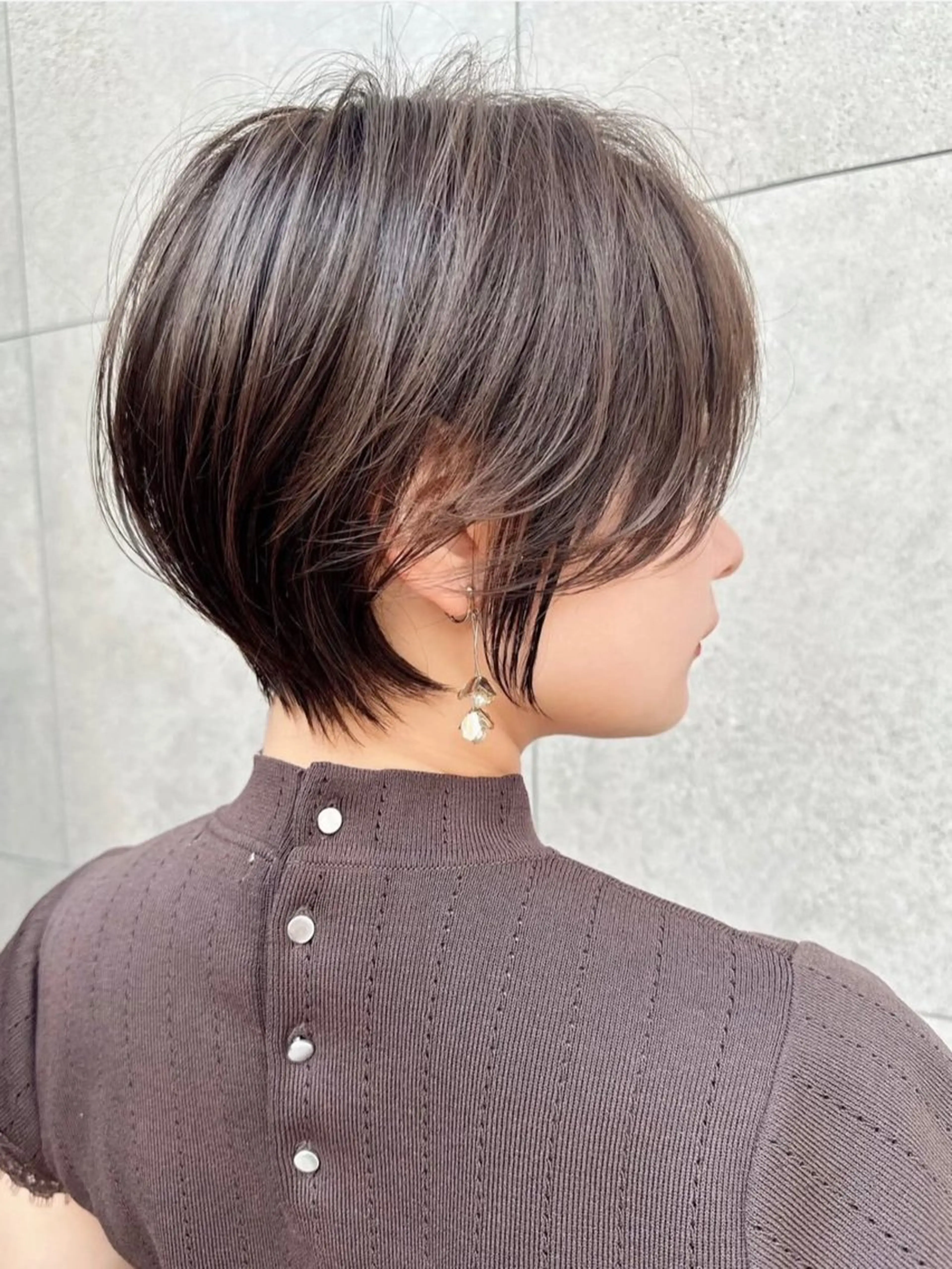 ショート カラー カット ヘアカラー トリートメント ショート/ボブ 岡田洸太のヘアスタイル