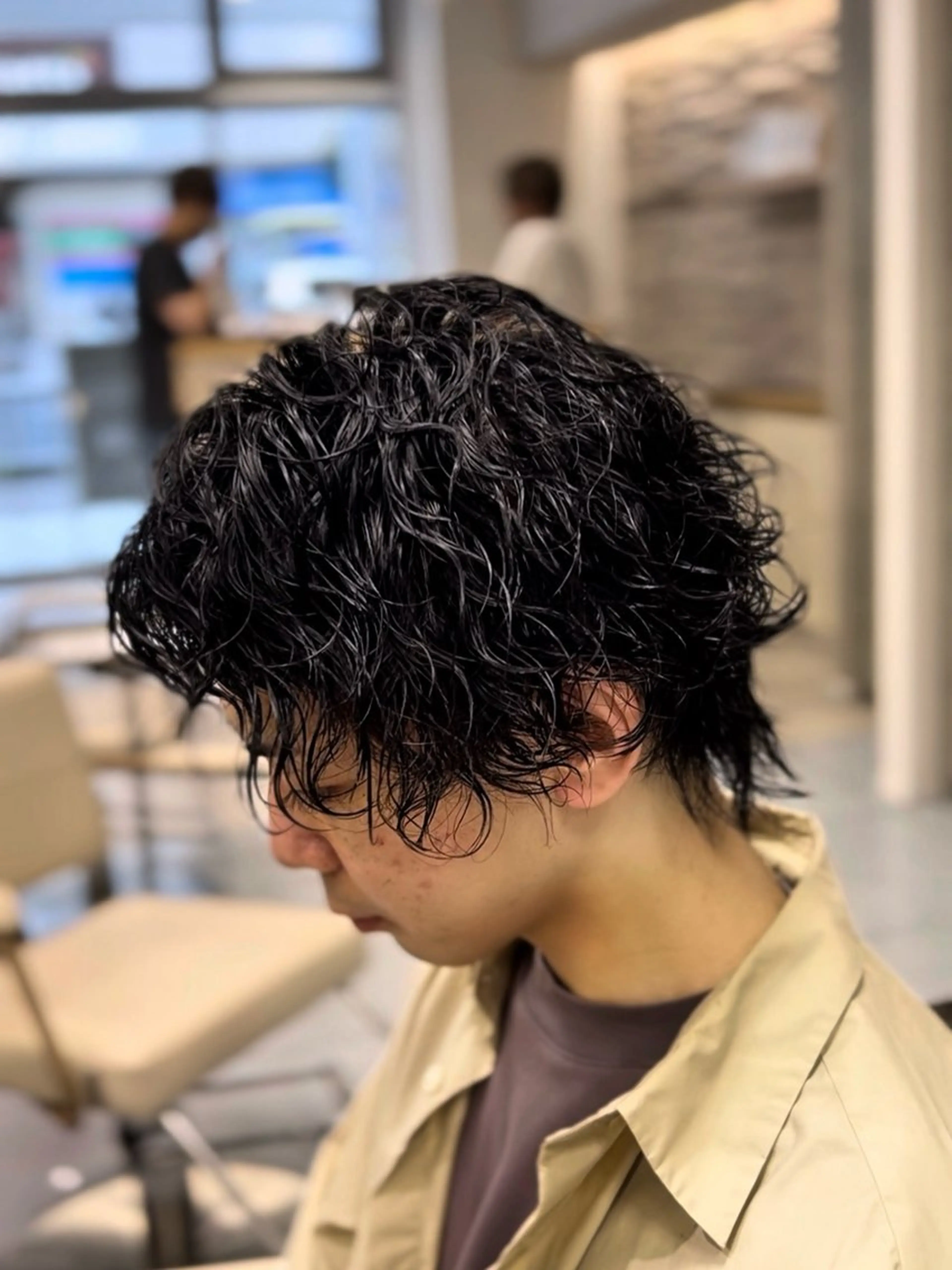 ショート パーマ メンズ メンズパーマ くせ毛 カット パーマ 🔮メンズ縮毛矯正 毛流れパーマ💎竹永のヘアスタイル