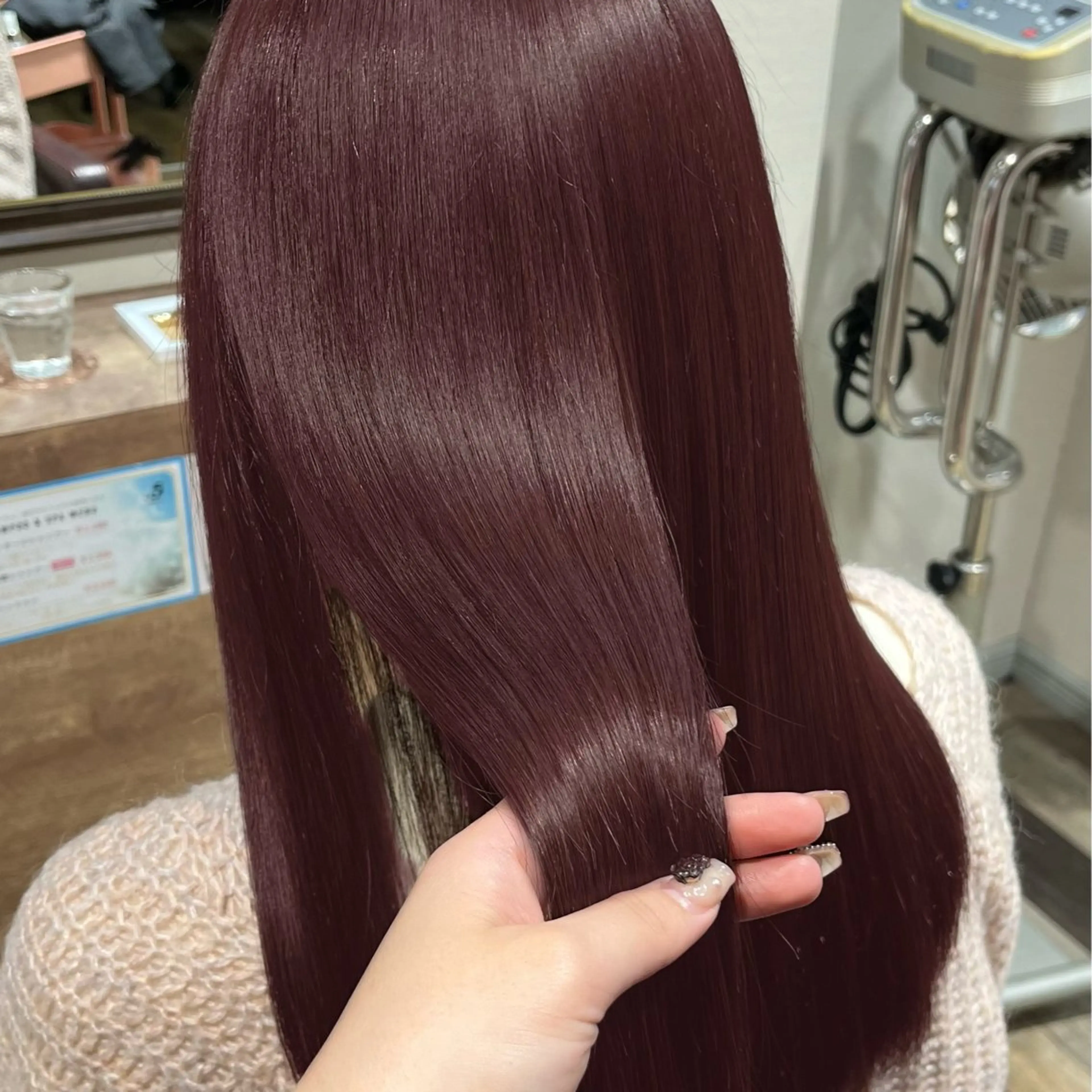 セミロング カラー ヘアカラー カラー/韓国レイヤー /ブリーチ/hinaのヘアスタイル