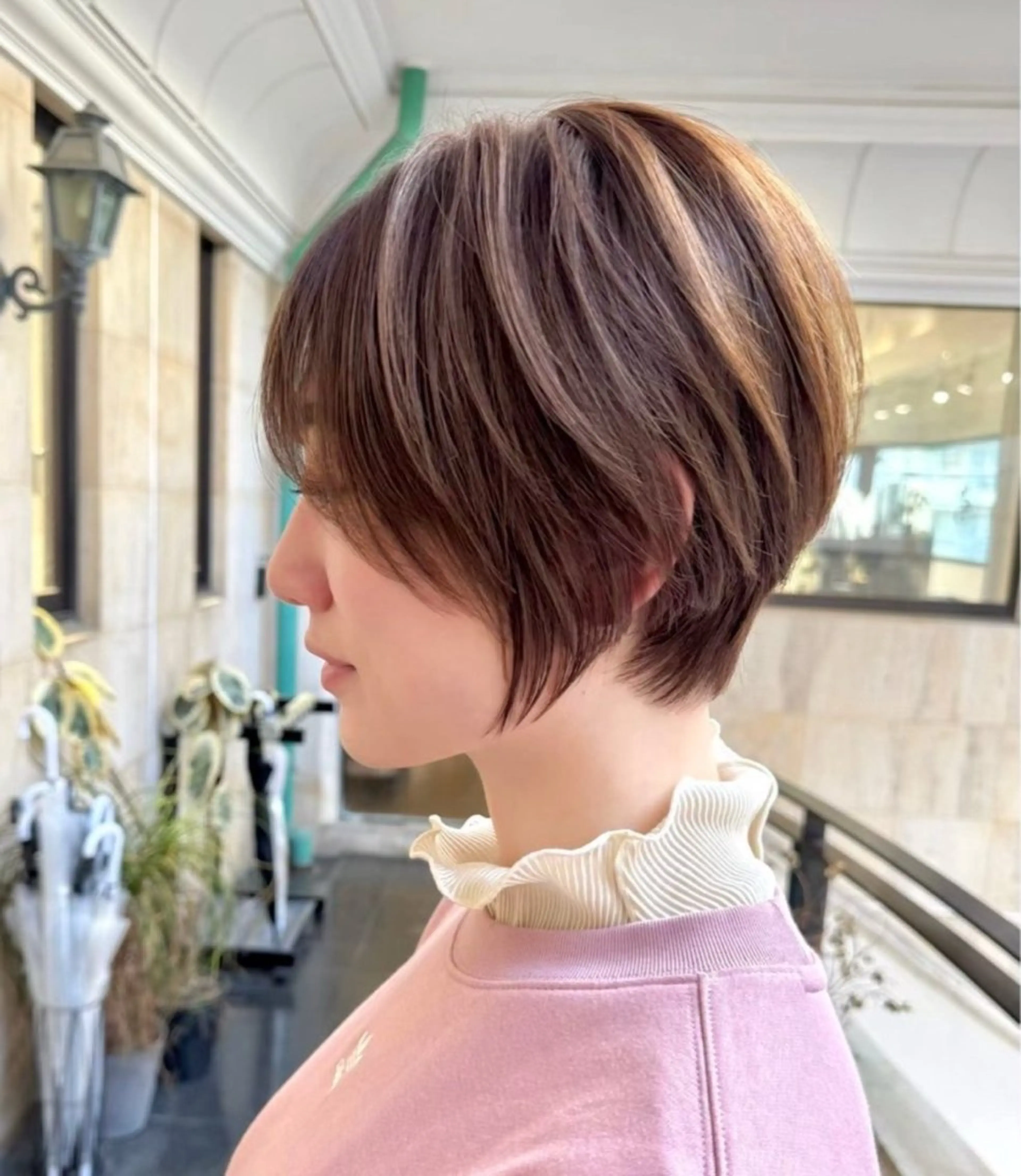 ショート ショートボブ ハンサムショート 丸みショート ボブ ショートヘア ショート 🩰 MANAMI🪿🤍のヘアスタイル