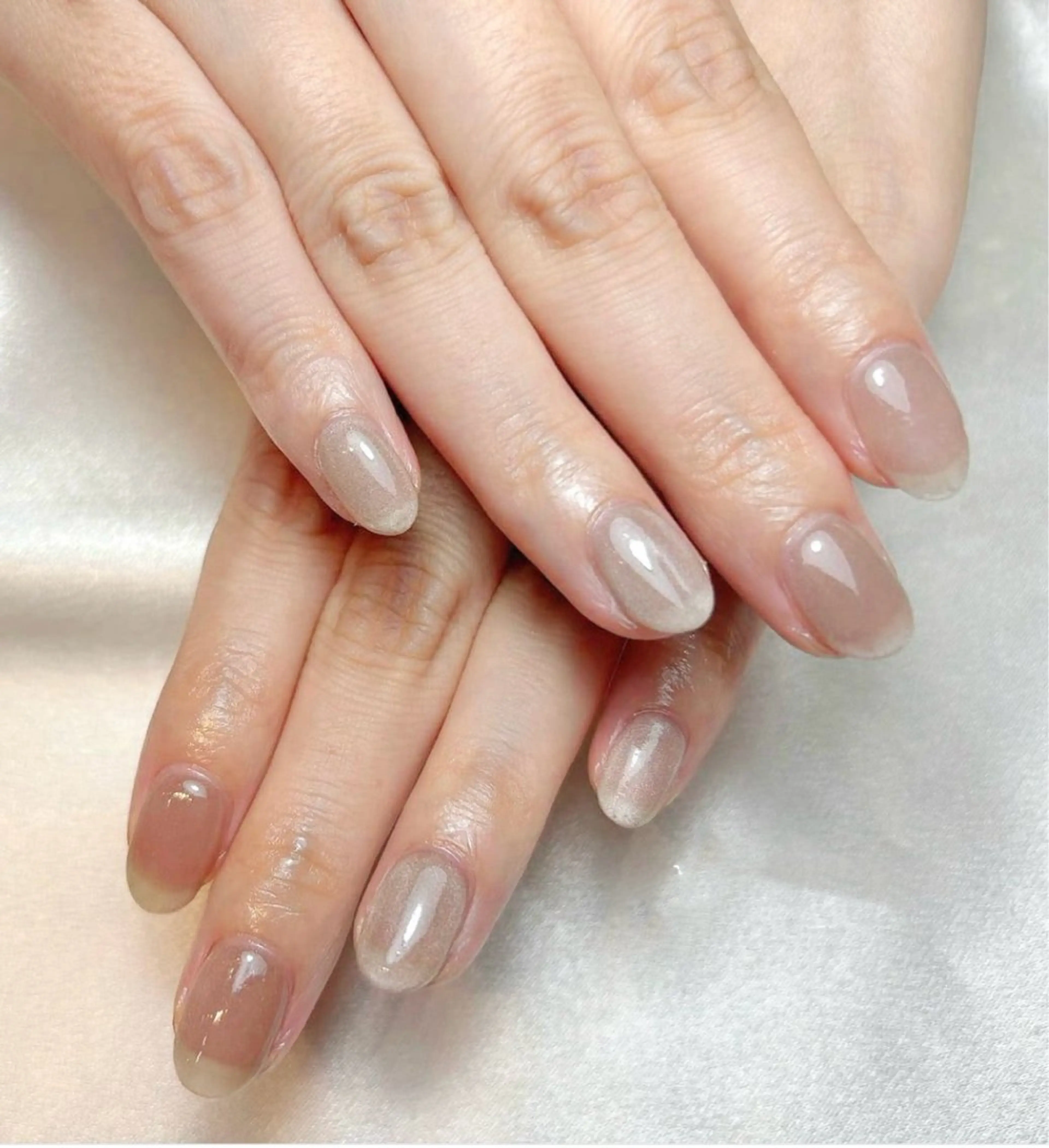 ネイル ハンドネイル H3 Nail Tsuki🦋💙のネイルデザイン