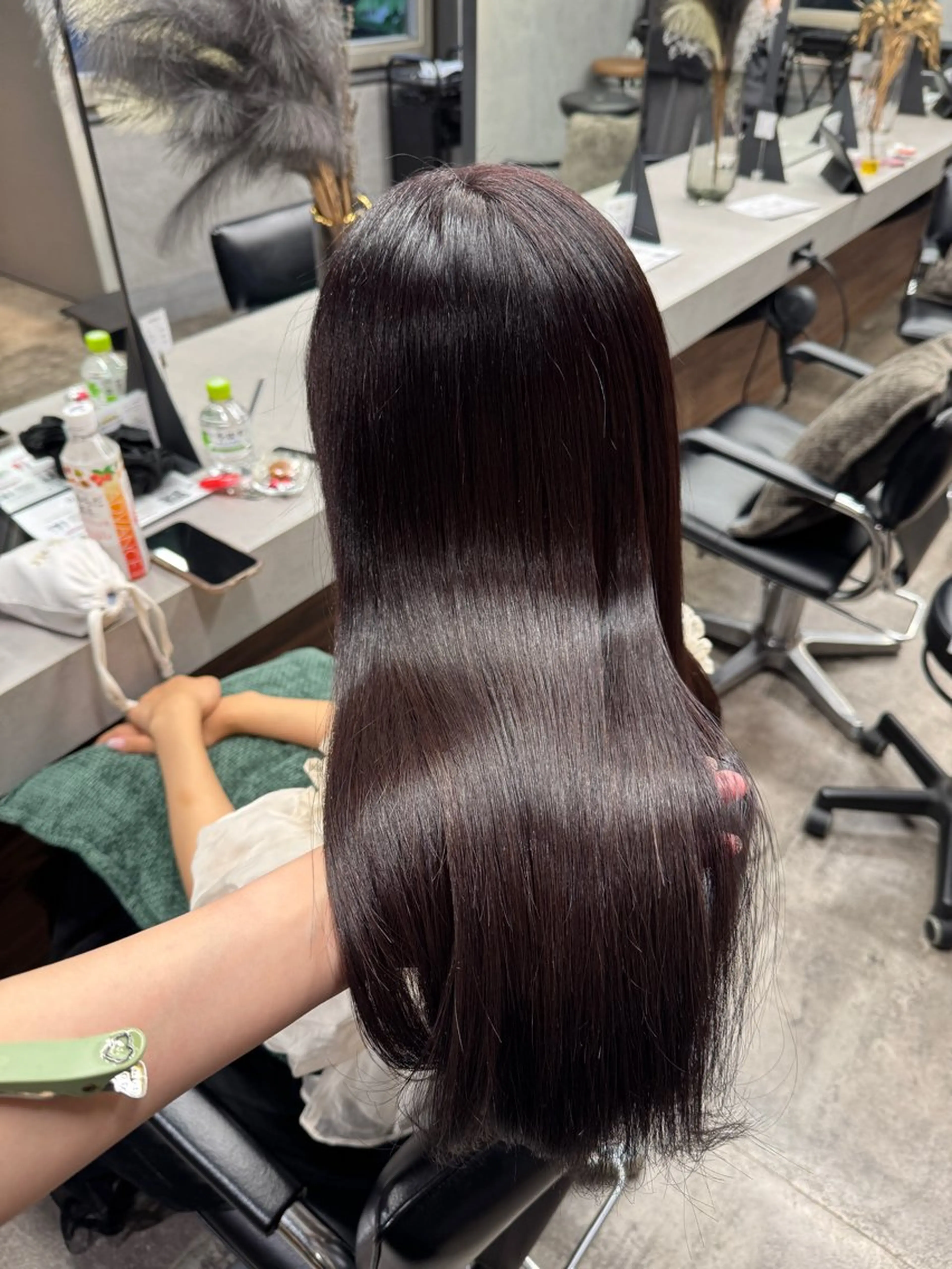 ロング カット ヘアカラー 縮毛矯正 髪質改善/艶髪 MINAMIのヘアスタイル