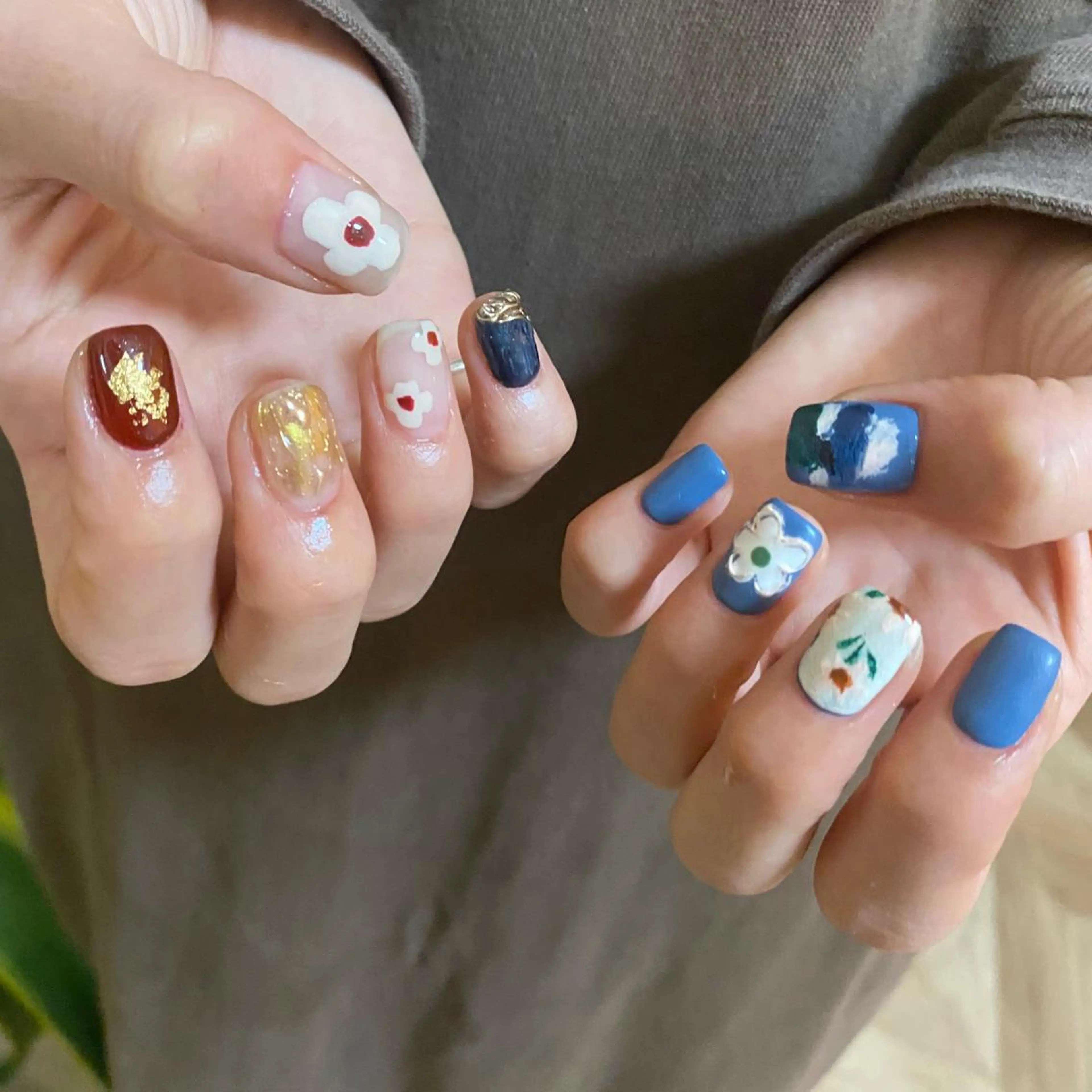 ネイル ハンドネイル Amber21.所属・Nagahama Akariのネイルデザイン