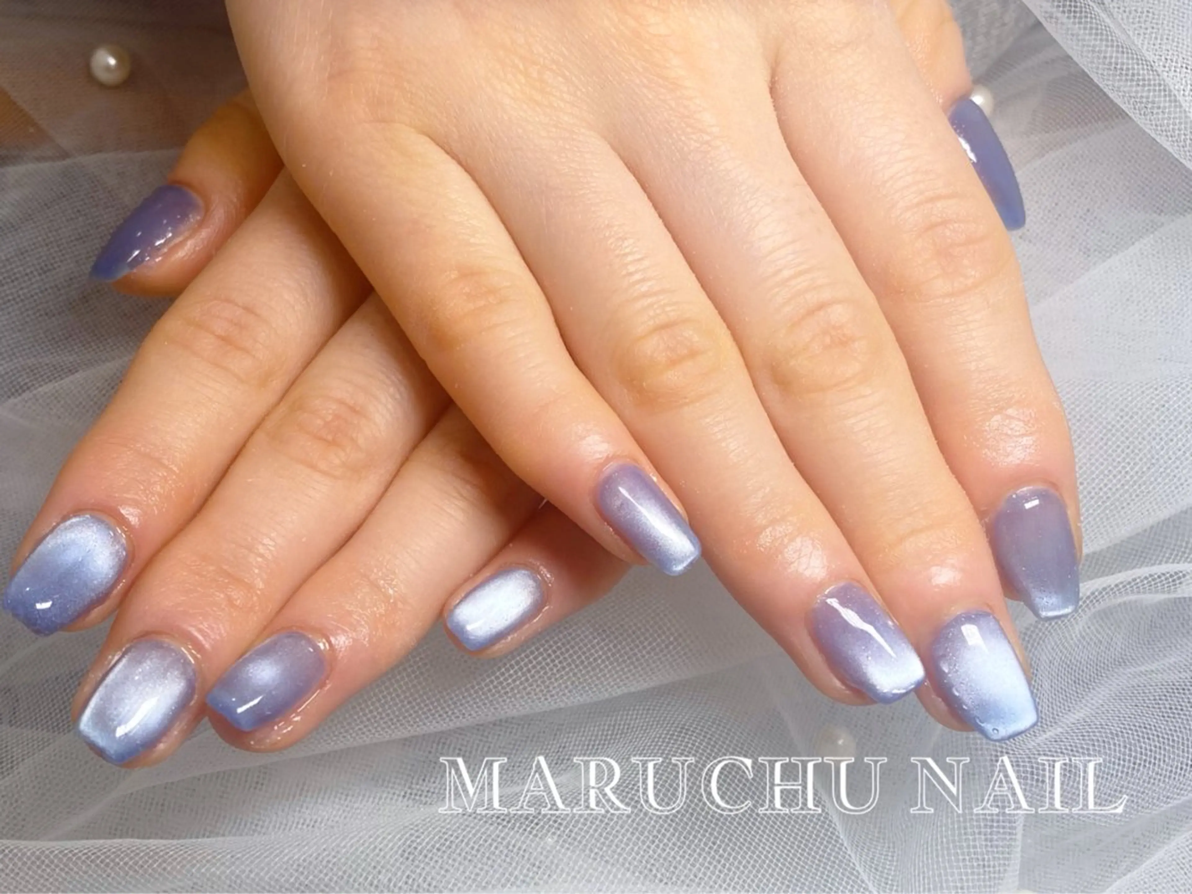 ネイル マグネットネイル 🦋✨ MARIKO✨🦋のネイルデザイン