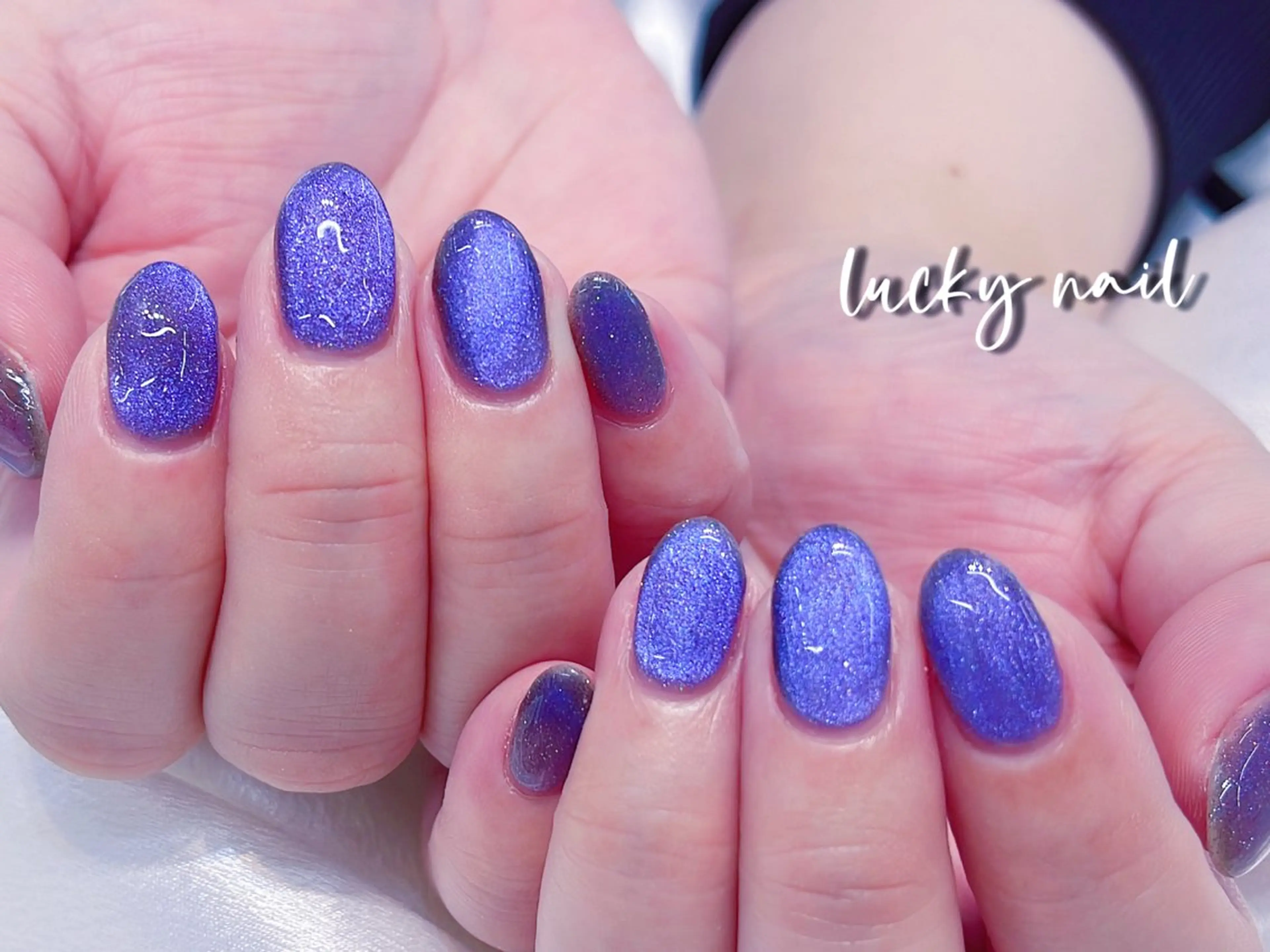 ネイル アートネイル チークネイル 長さ出し ジェルネイル マグネットネイル ハンドネイル ハンドケア ラッキーネイルサロン 西川口東口店のネイルデザイン