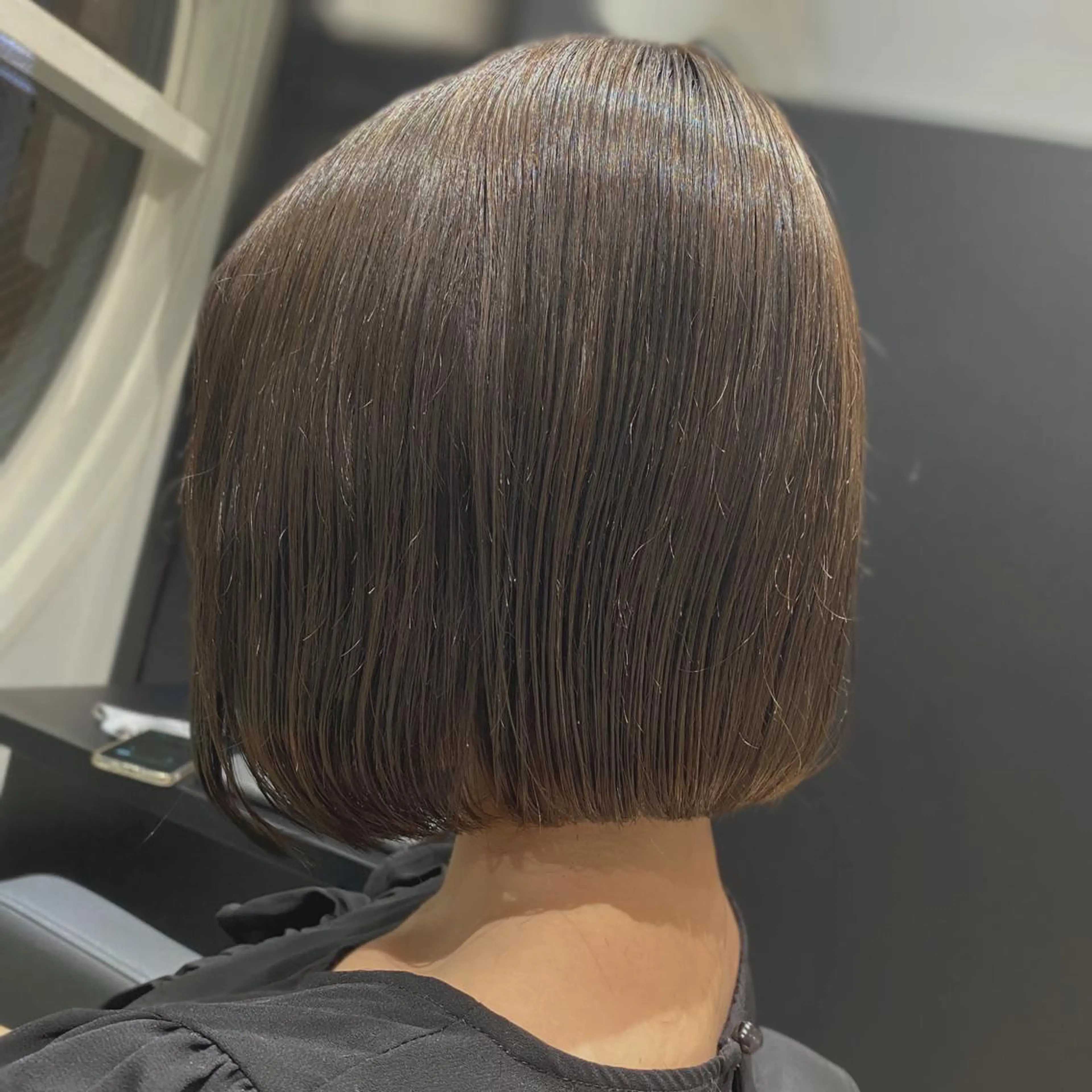 ショート カラー パーマ ヘアアレンジ ネイル マツエク・マツパ ボブ ボブ、縮毛矯正👑 心斎橋/高城涼也のヘアスタイル