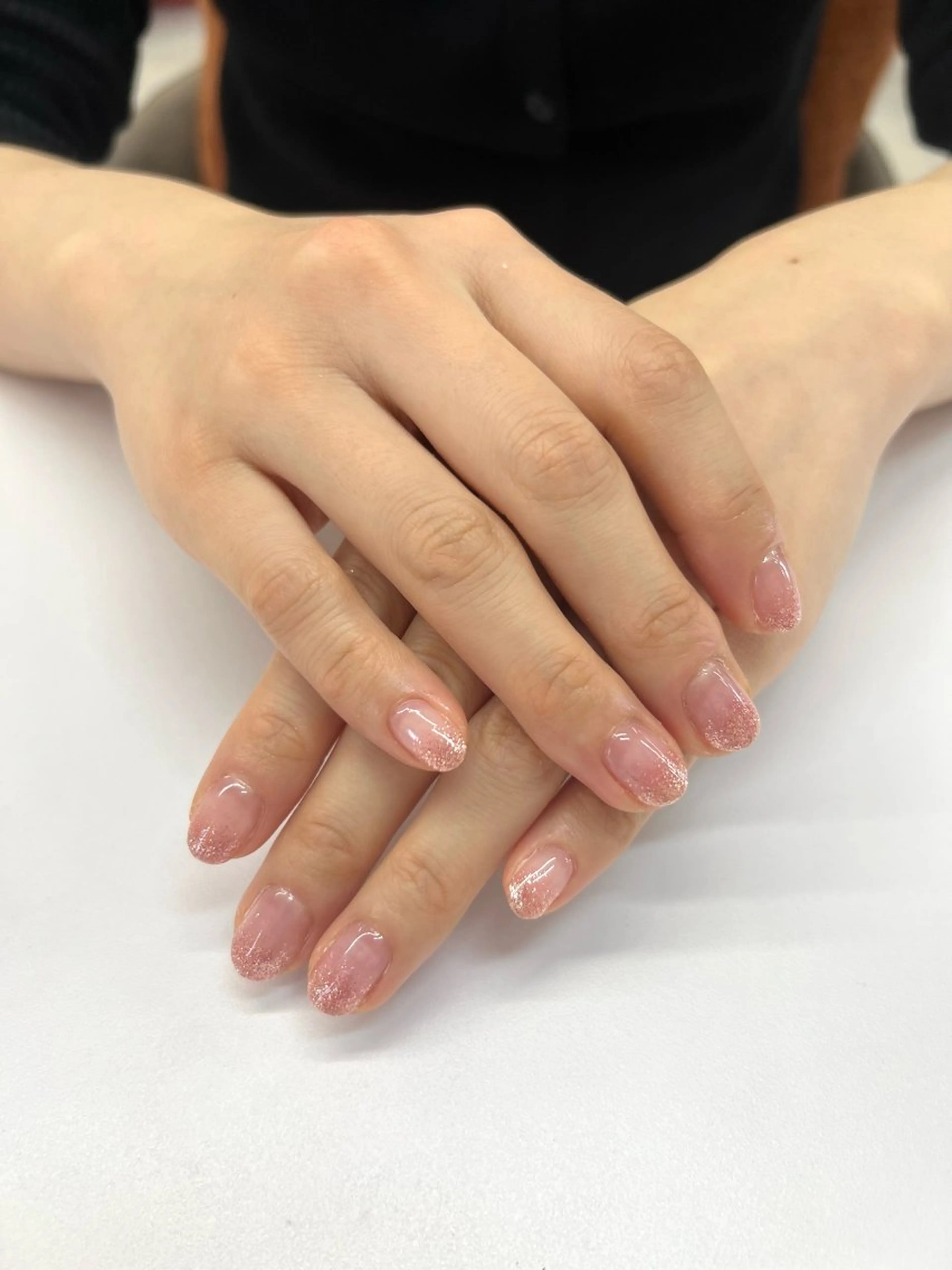 ネイル ラメ(グリッター) ラメグラデーション Tsuneyama yukaのネイルデザイン