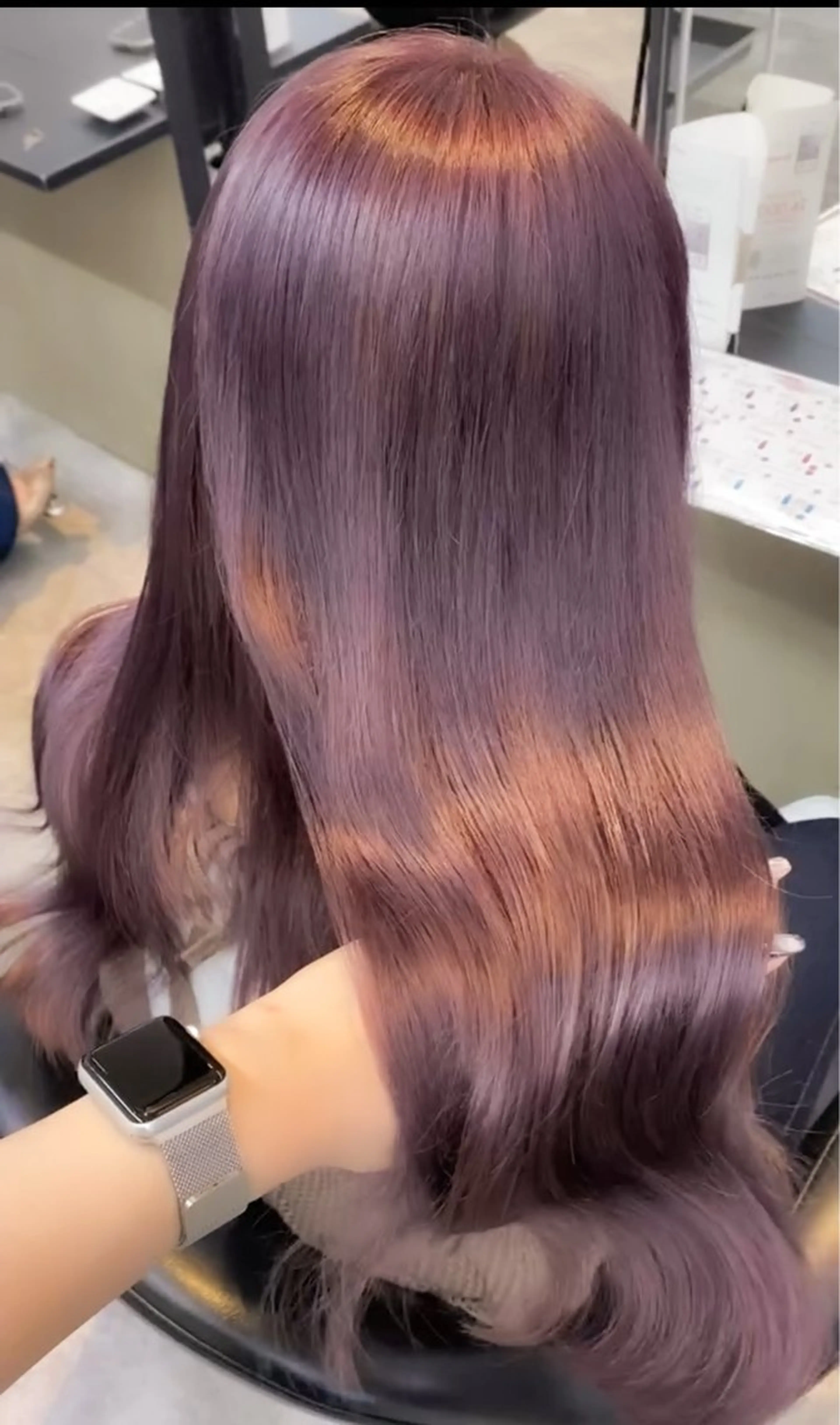 ロング カラー ヘアカラー トリートメント 🪐レイヤー/美髪 カラー/加野彩果🪐のヘアスタイル