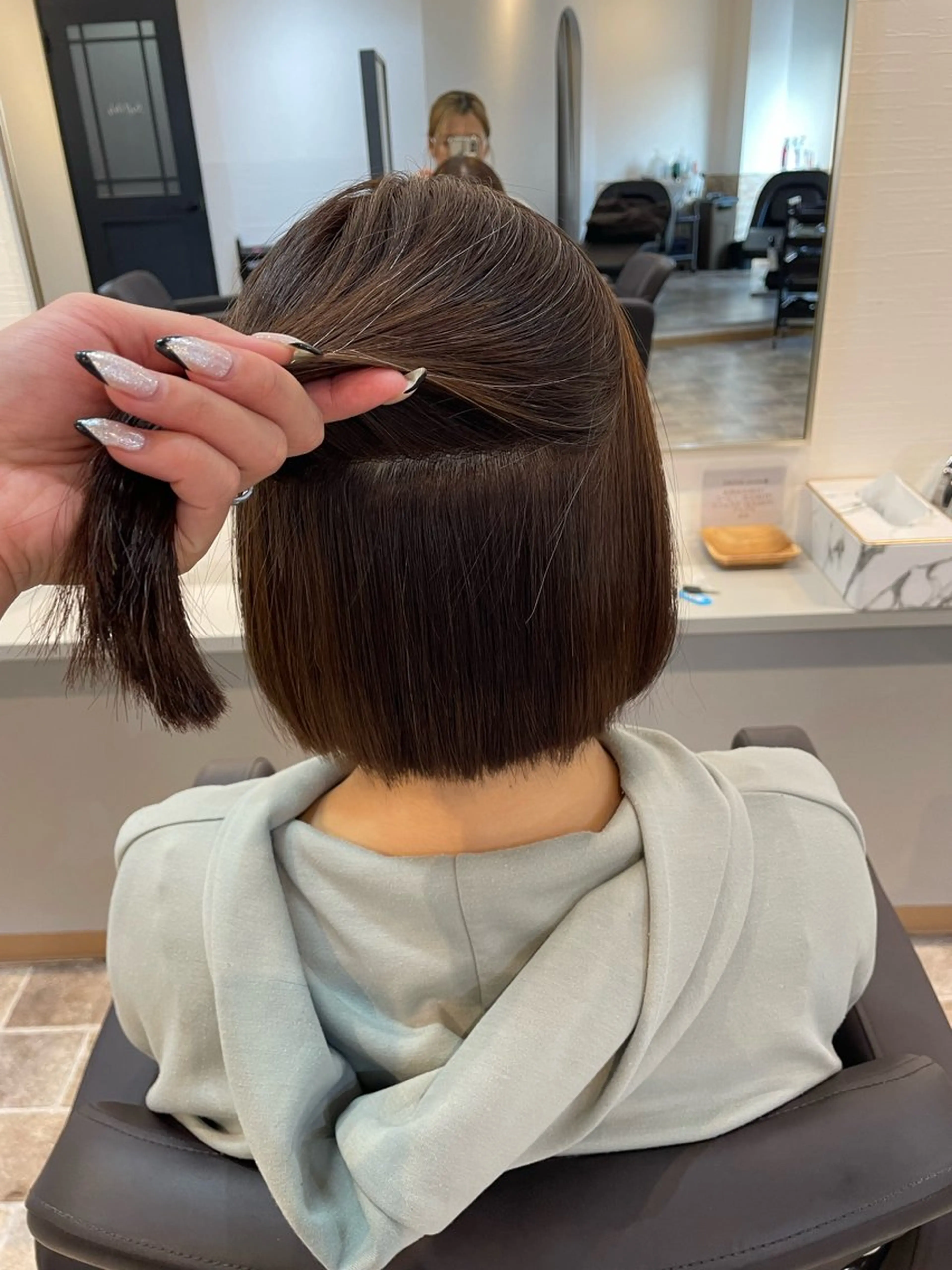 ショート カラー ヘアカラー 縮毛矯正 トリートメント Ammi hair所属・YUI/ ブリーチカラー🌷のヘアスタイル