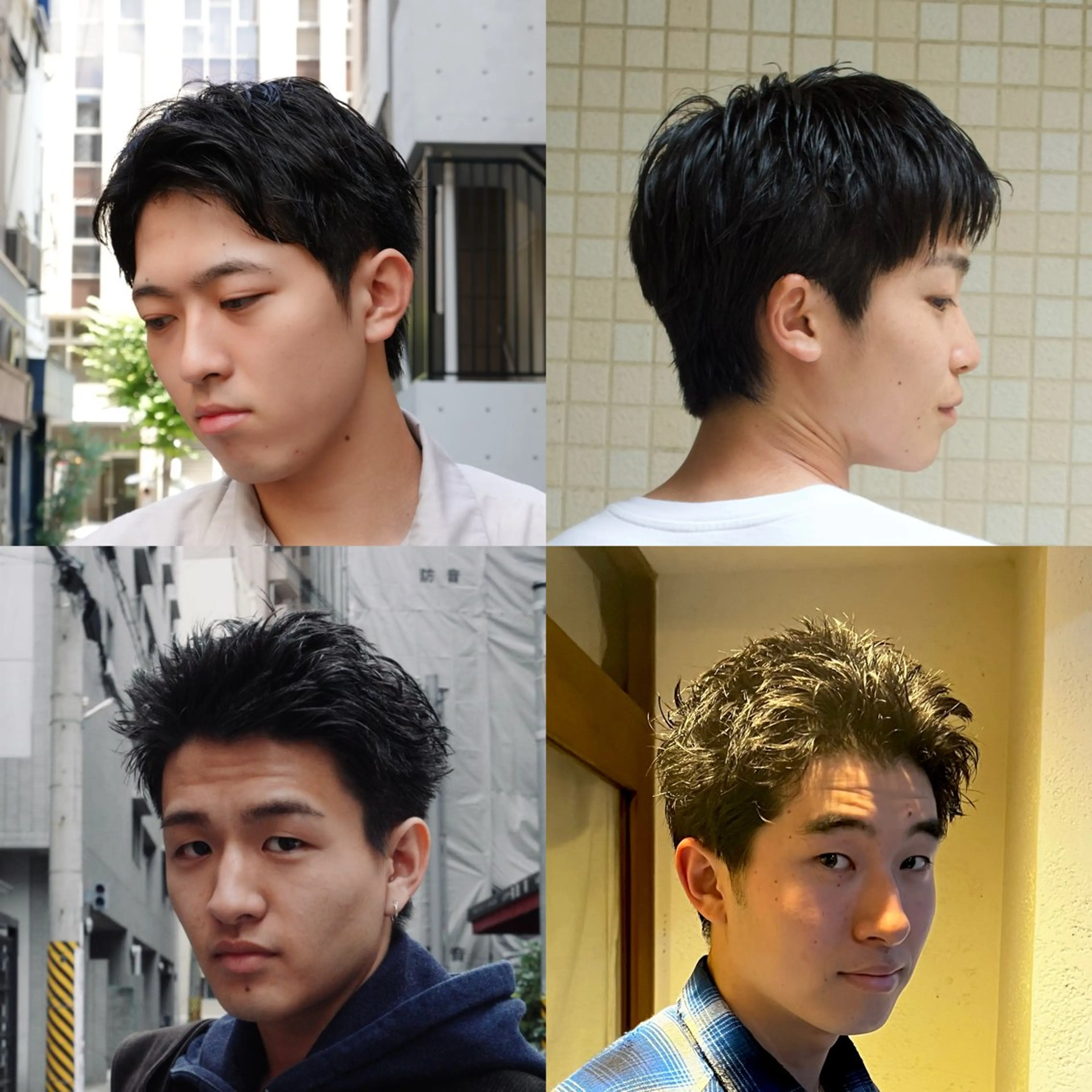 ショート パーマ メンズ 神戸／メンズカット ／メンズパーマのヘアスタイル