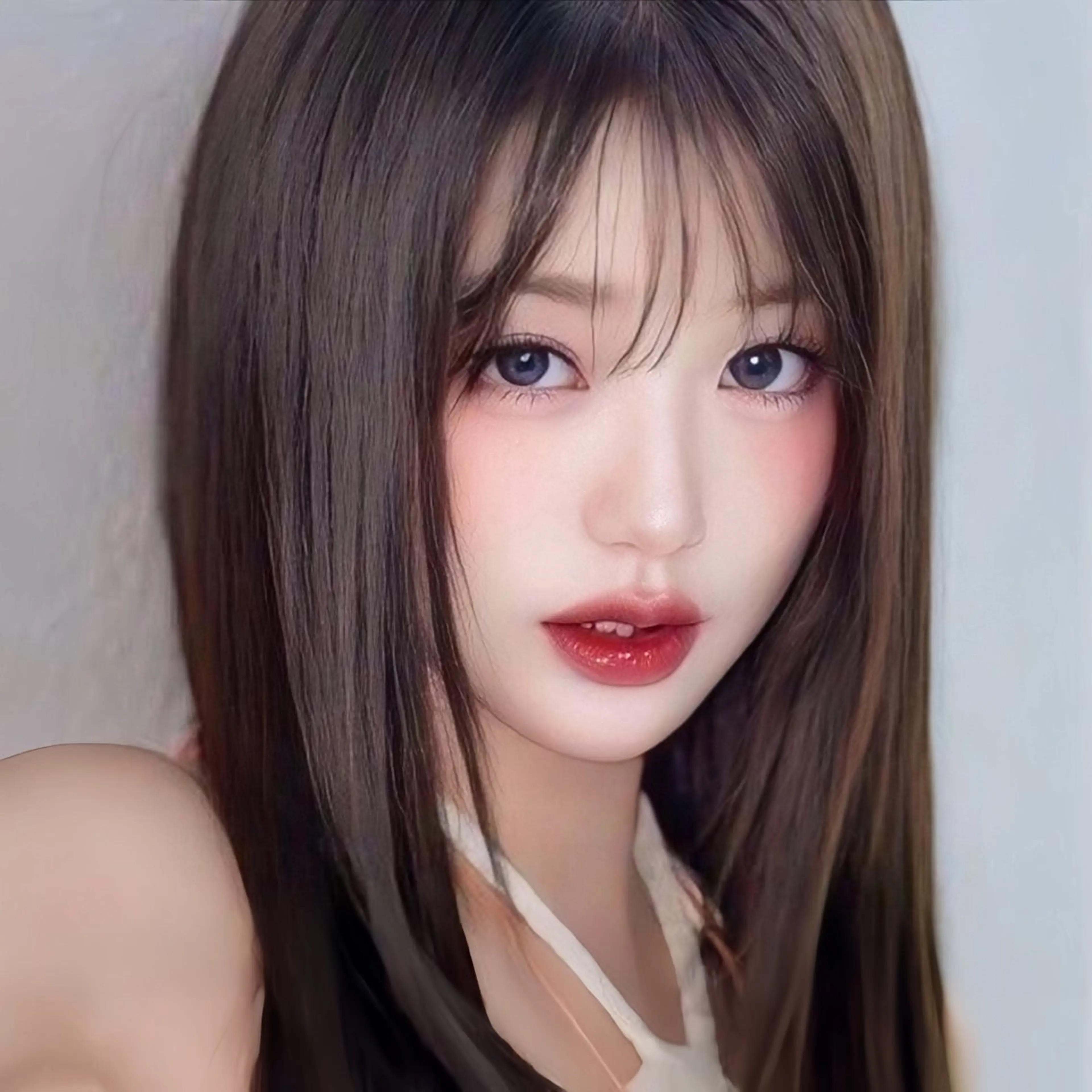 ロング トリートメント 韓国ヘア/前髪/ 髪質改善/おばかんのヘアスタイル