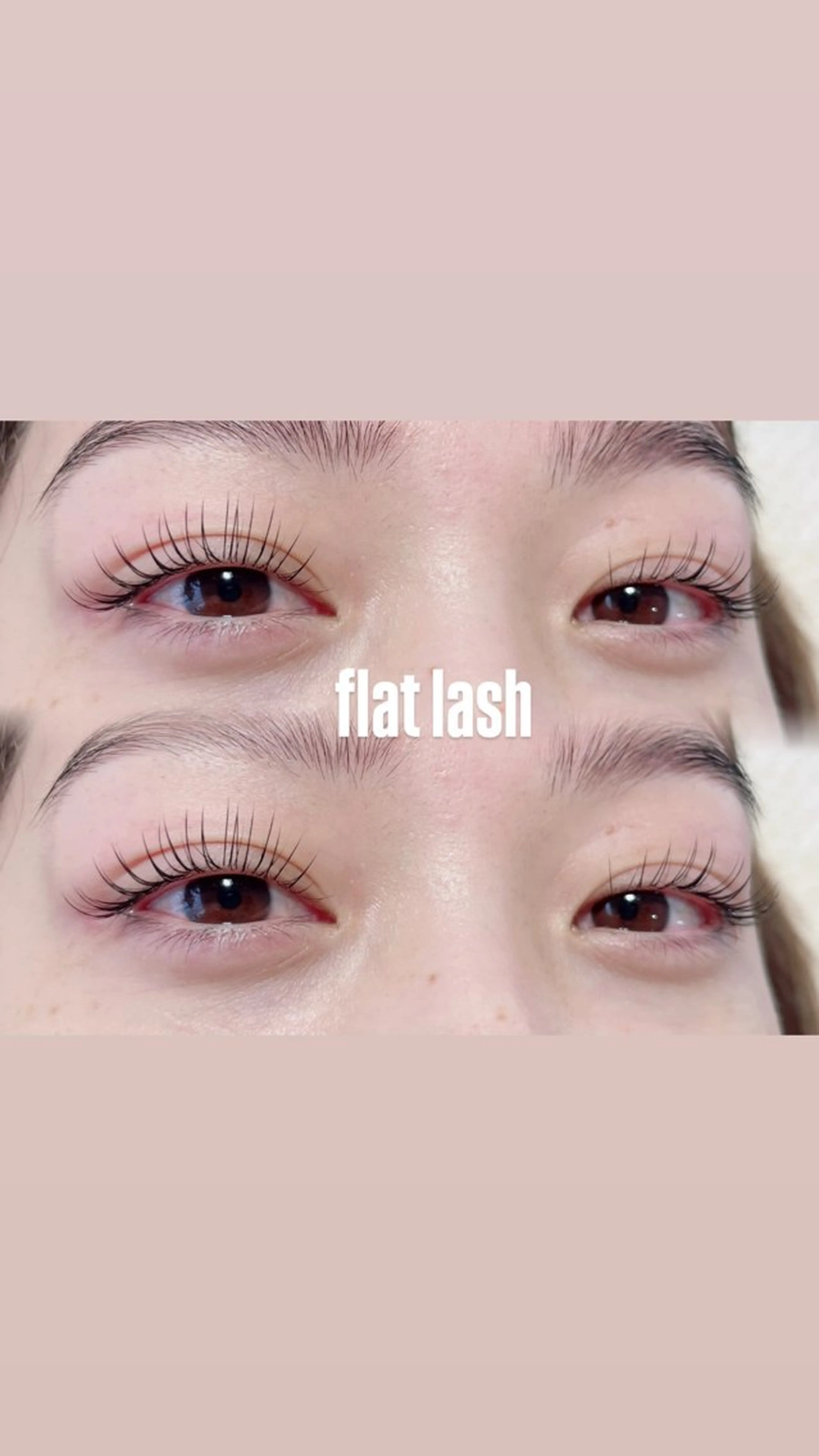 マツエク・マツパ フラットラッシュ Be  nail healthy （ビーネイルヘルシー）所属・terajima yukiのマツエク・マツパデザイン