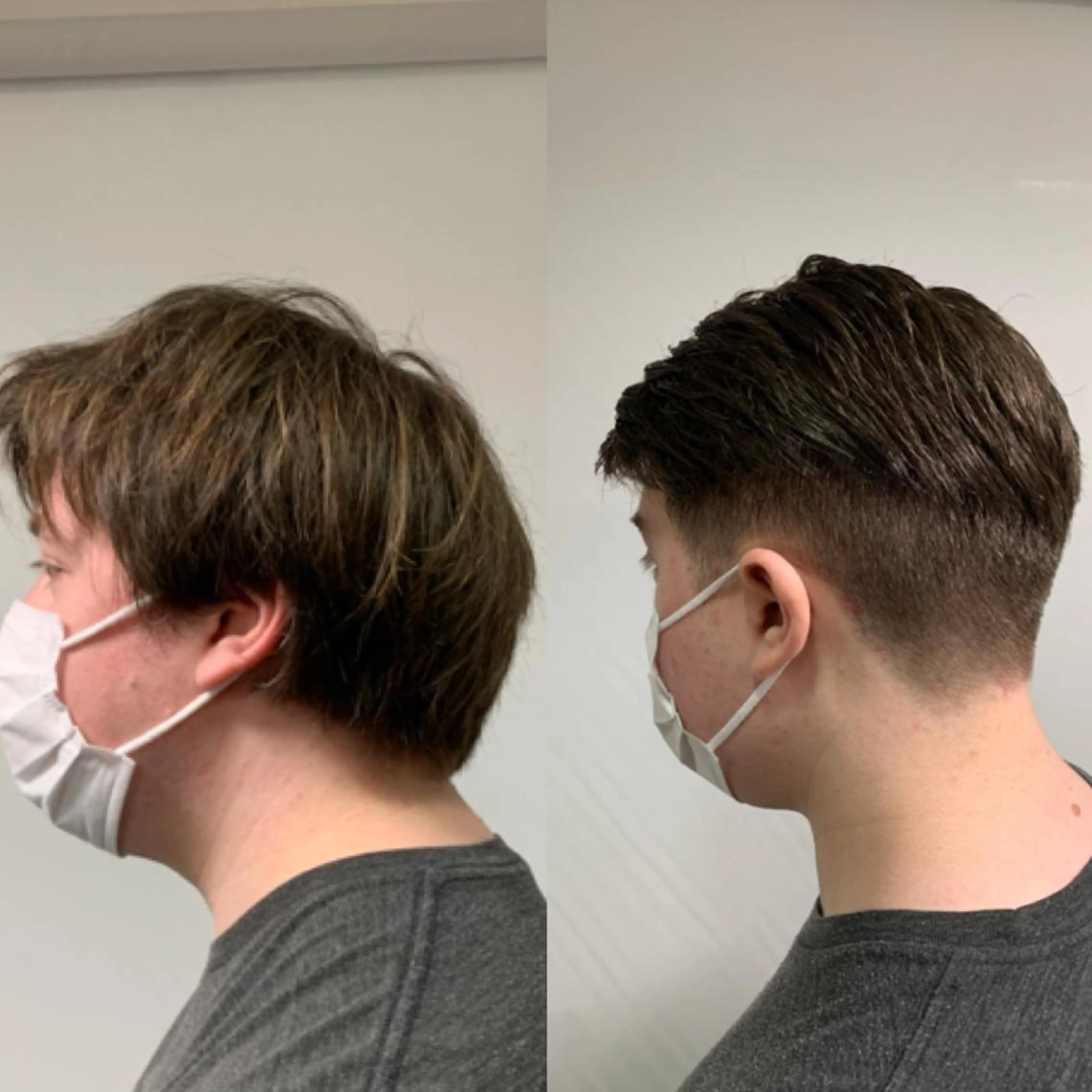 メンズ 刈り上げ ウスイマイコ カット/ケアカラーのヘアスタイル