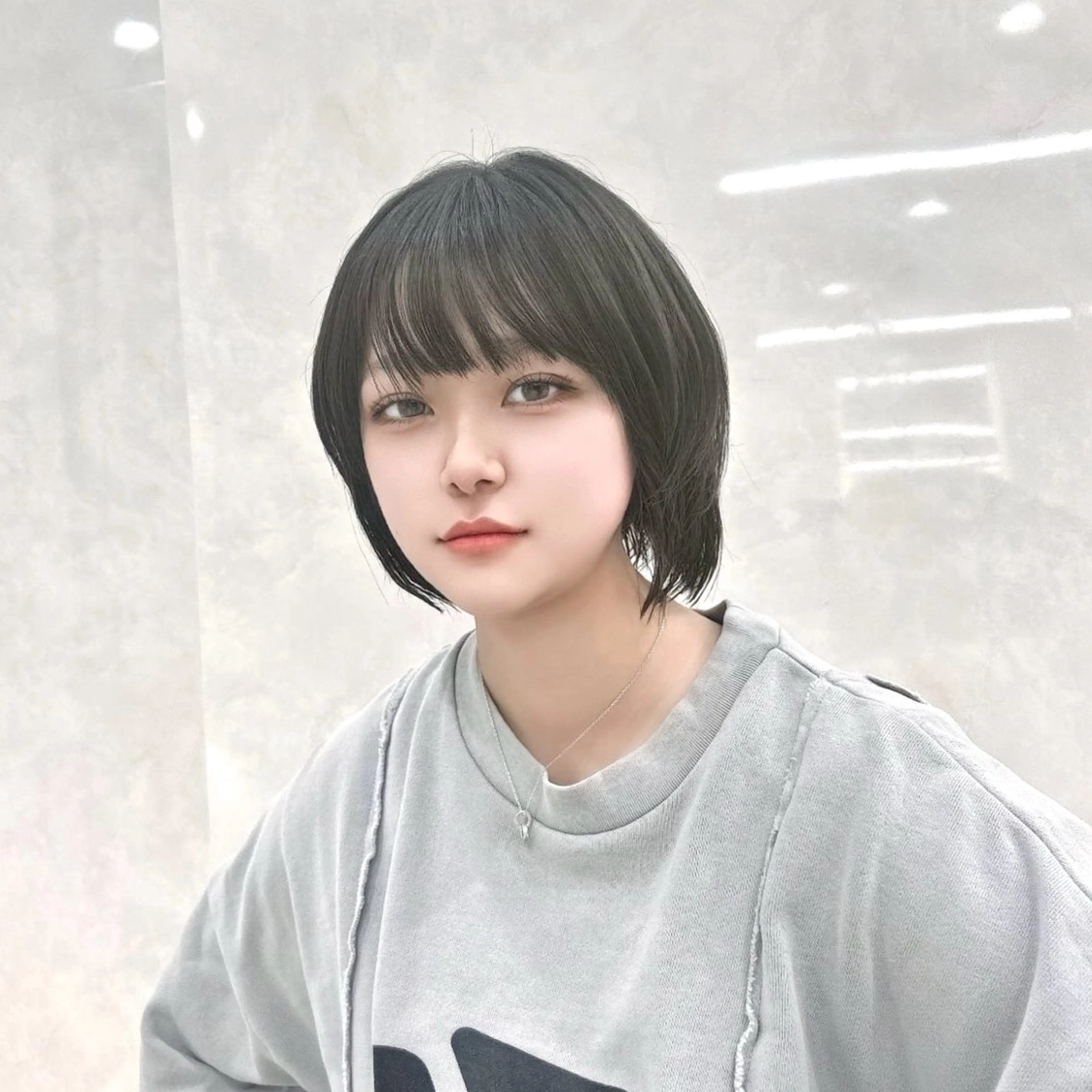 ショート 韓国顔まわり/前髪 /レイヤー/いつきのヘアスタイル