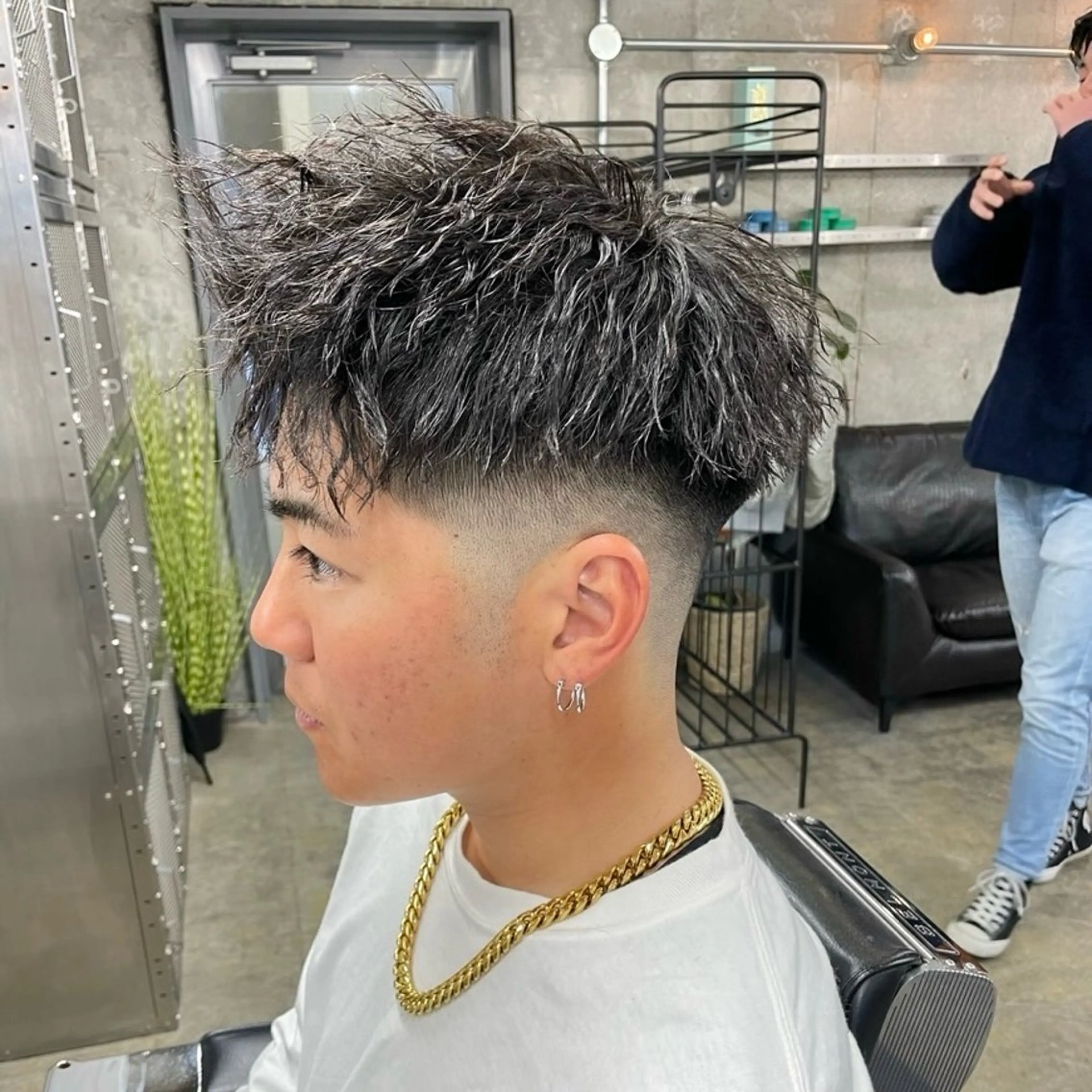 💇🏻‍♂️メンズカット+🌀ツイストパーマ+1stepTRの写真