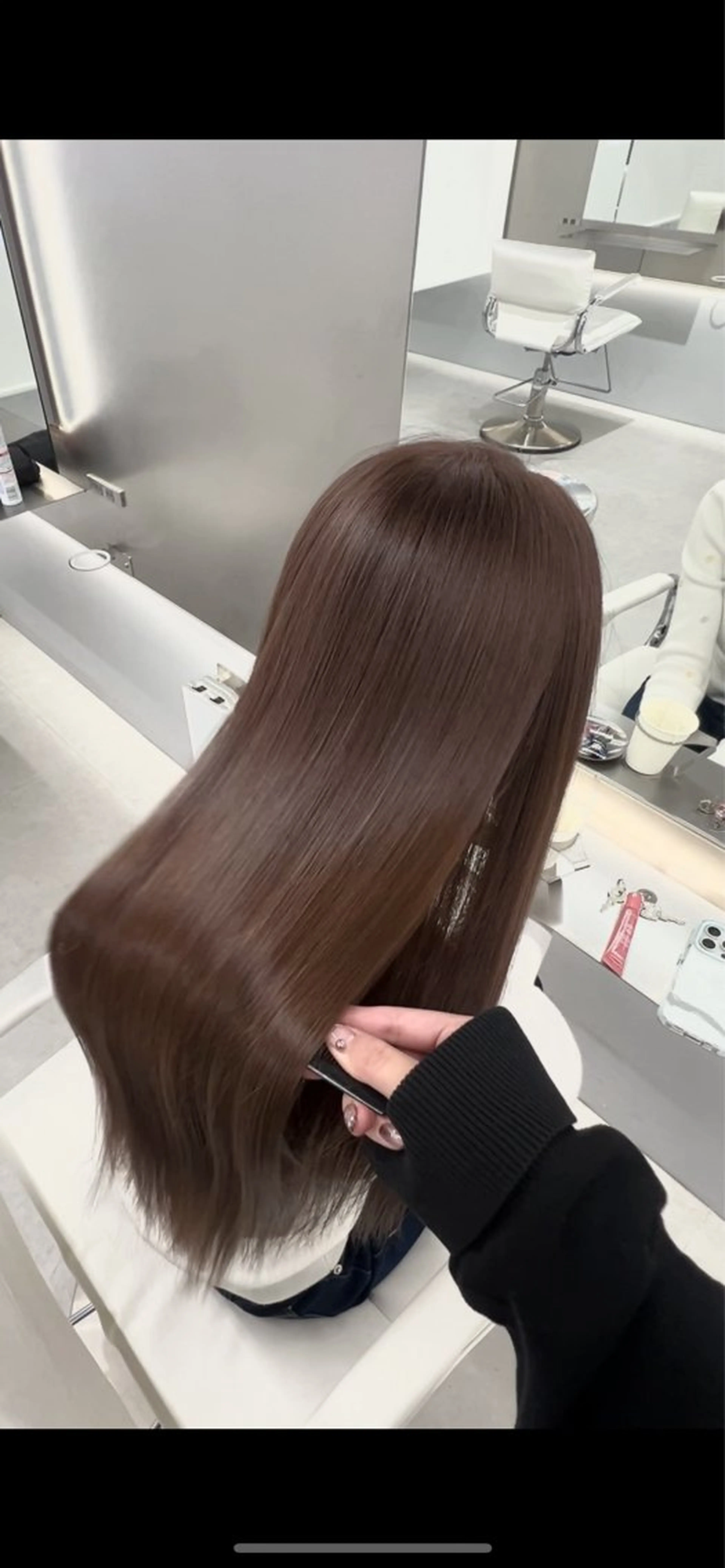 ロング ヘアカラー トリートメント 美容室lei miu所属・ゆみ／ lei miuのヘアスタイル