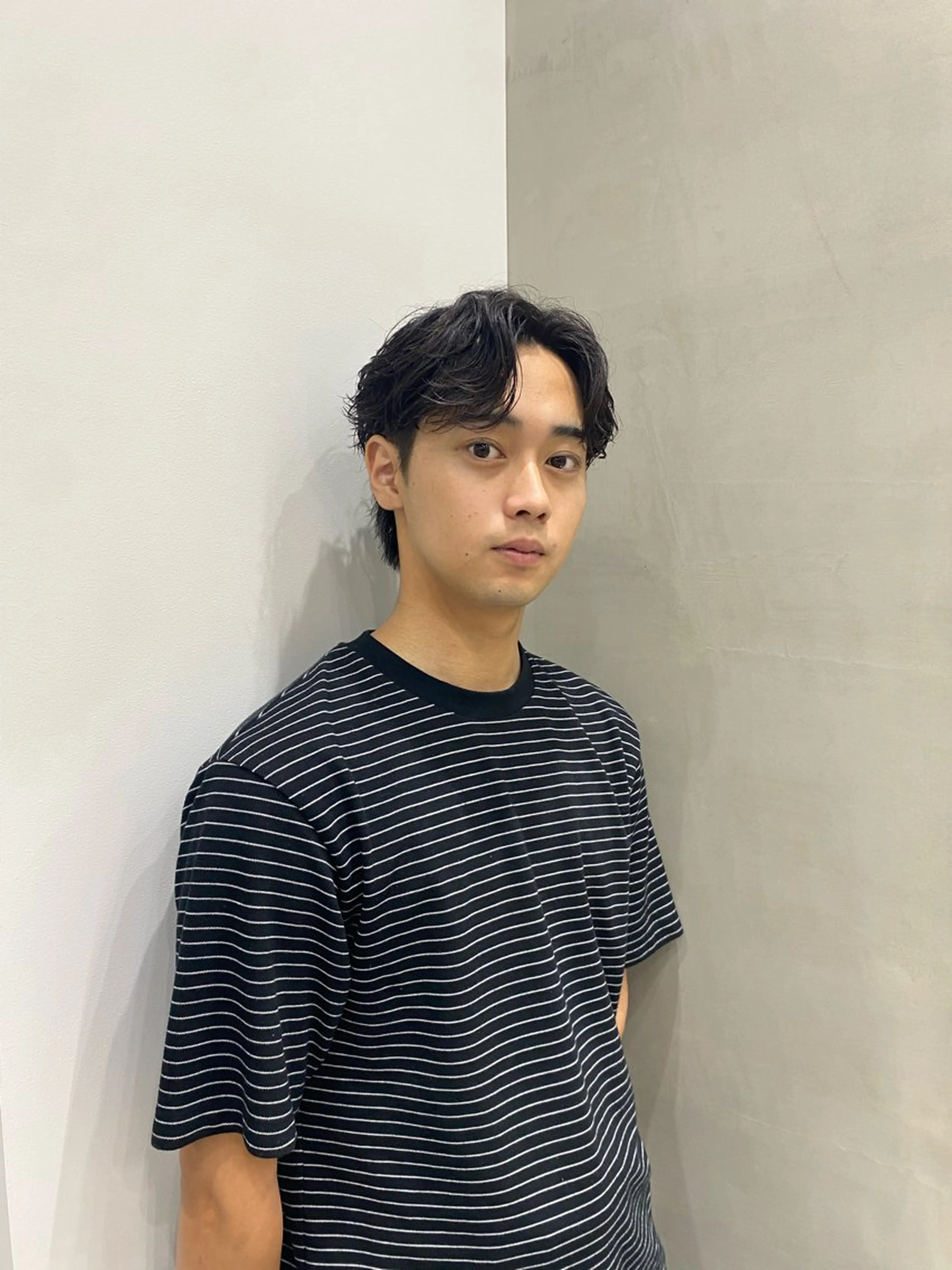 ミディアム パーマ メンズ fifth天神大名メンズサロン(フィフス)所属・fifth天神パーマ 特化/大田宗一朗のヘアスタイル