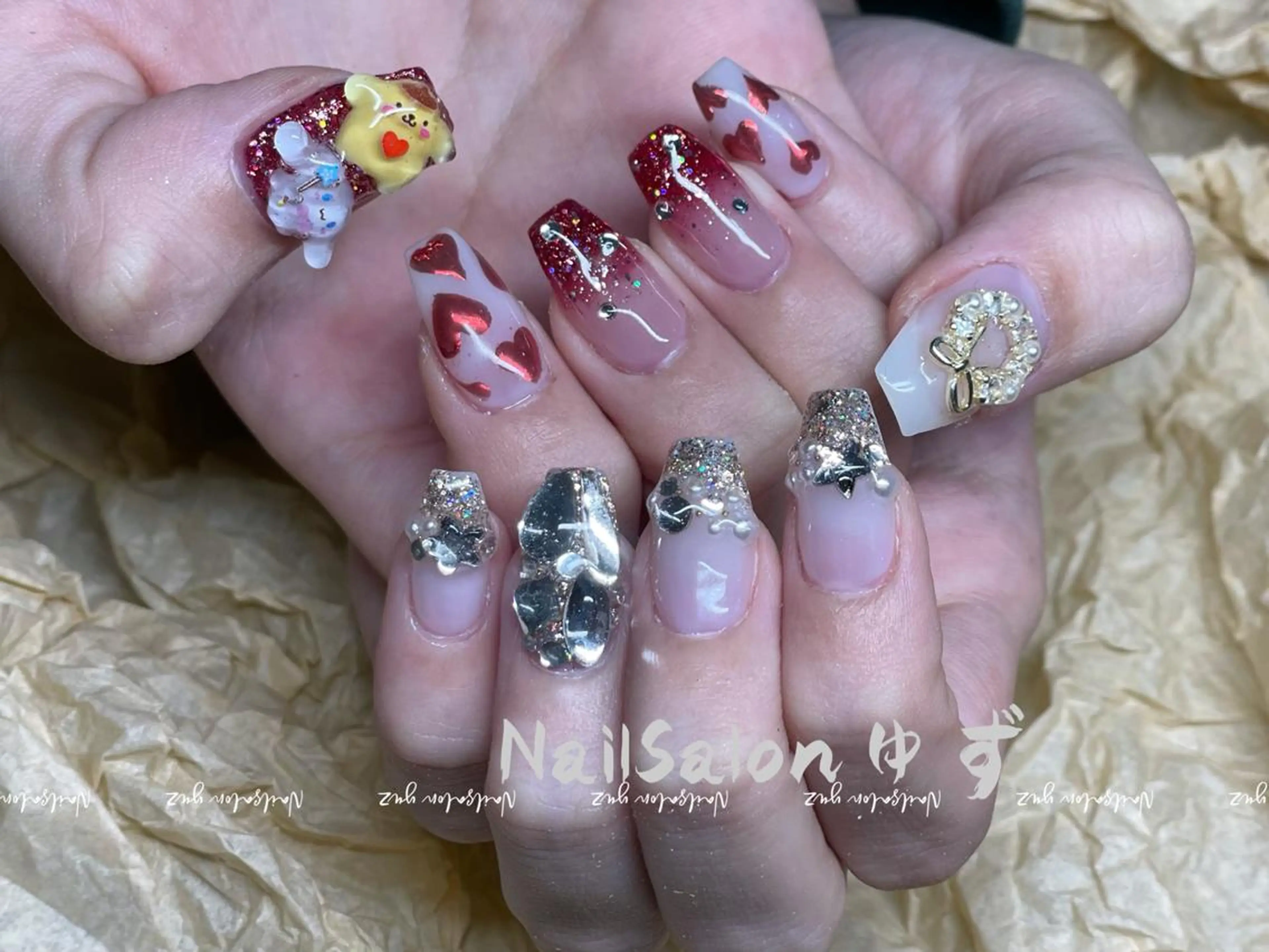 ネイル ハンドネイル MAKI💚💚💚 秋葉原.のネイルデザイン