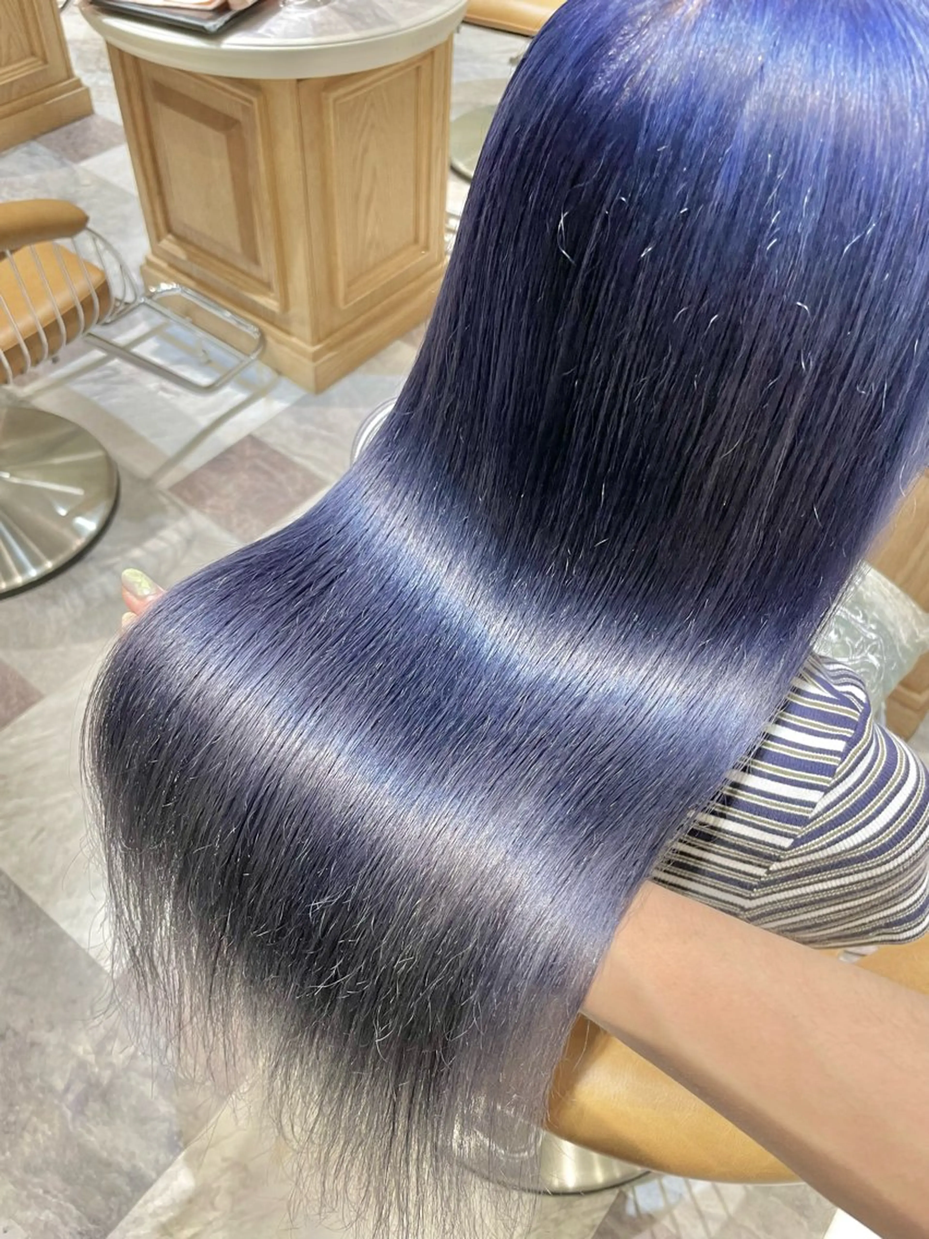 ロング カラー バレイヤージュ ブリーチ ケアブリーチ ダブルカラー グラデーションカラー 美髪/カラー 美容院🌈渡辺隼也のヘアスタイル