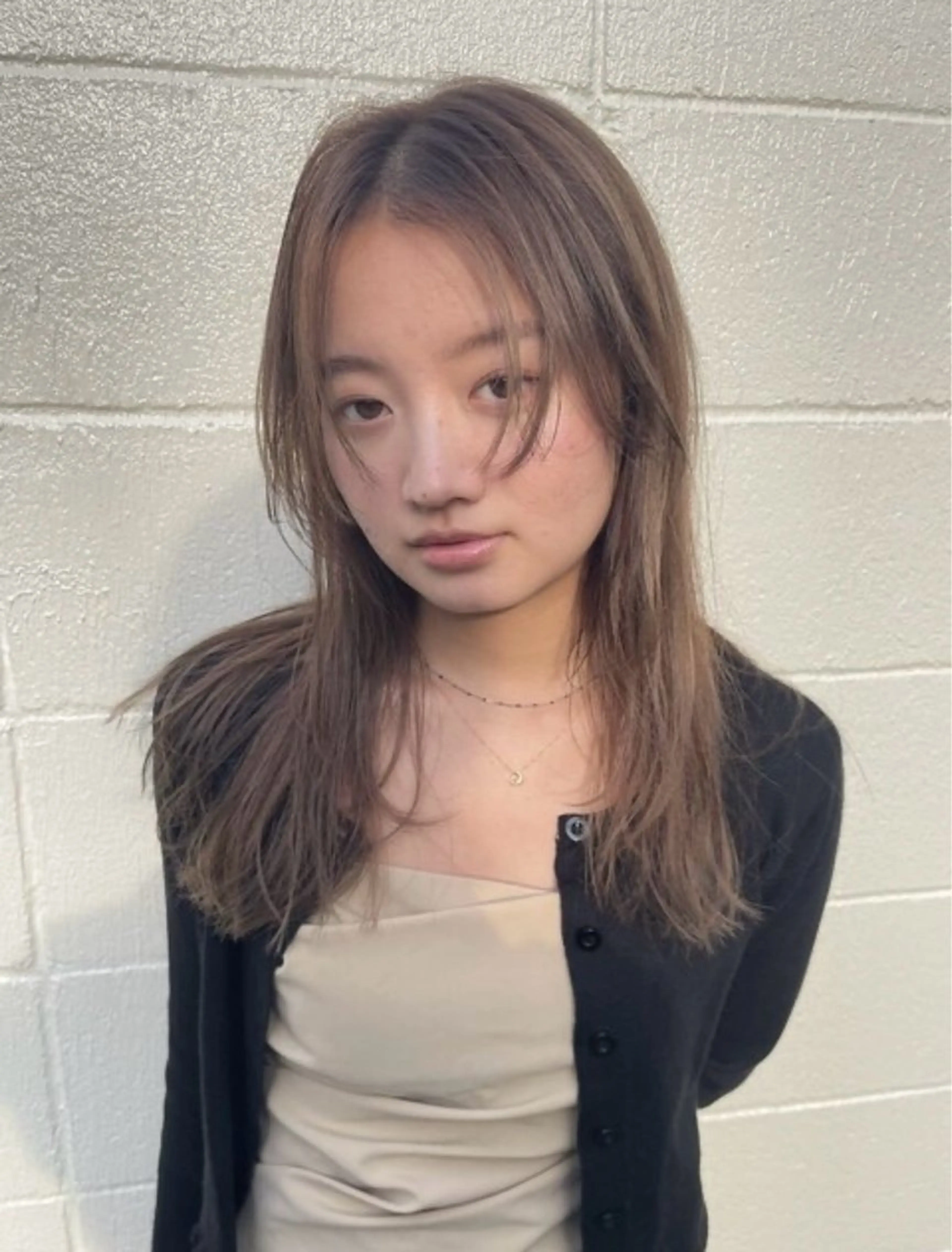 カット＋透明感艶カラー＋TOKIO or systemトリートメント【honen薬院/薬院大通】の写真