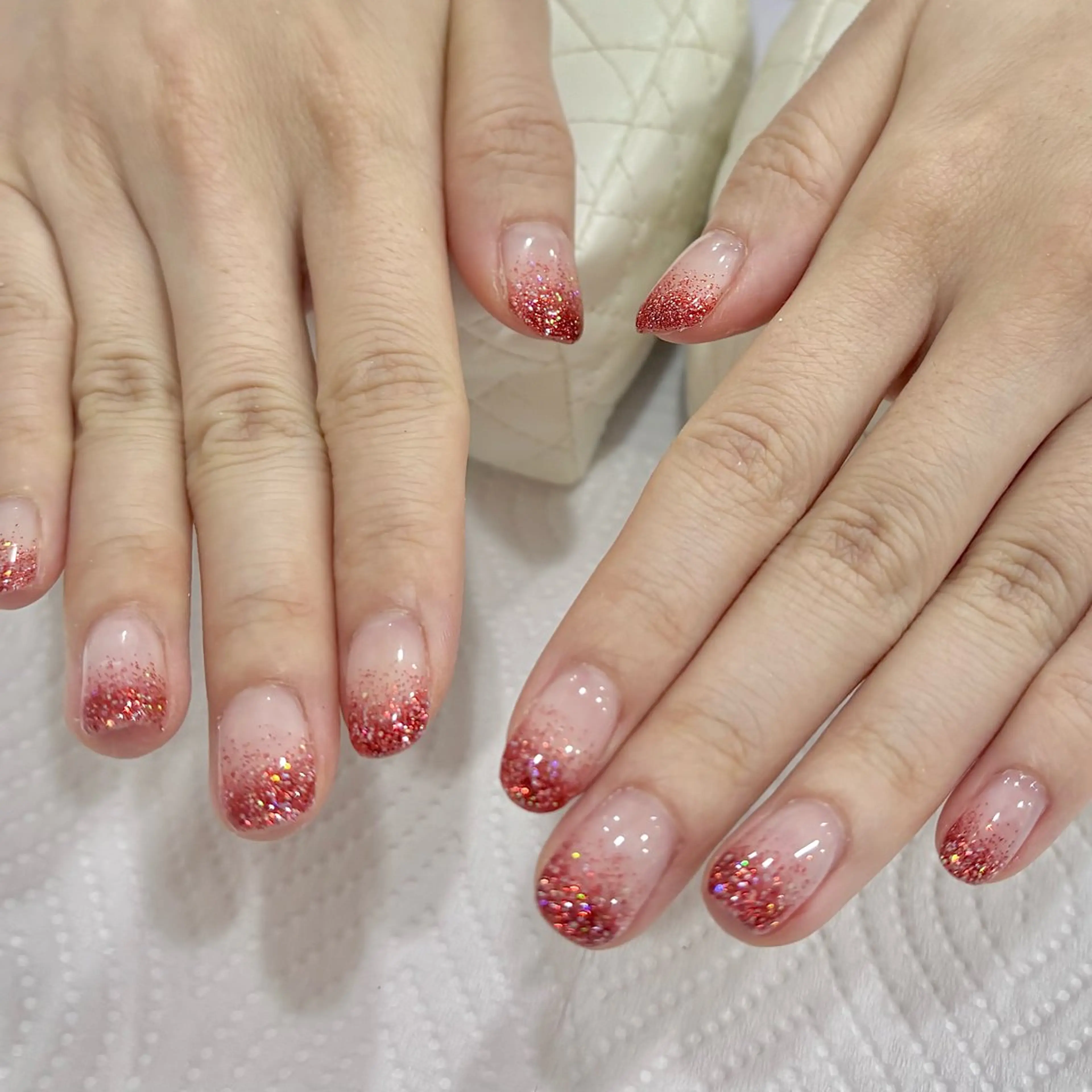 ネイル グラデーション ラメ(グリッター) ラメグラデーション アンリッシュ池袋 小泉のネイルデザイン