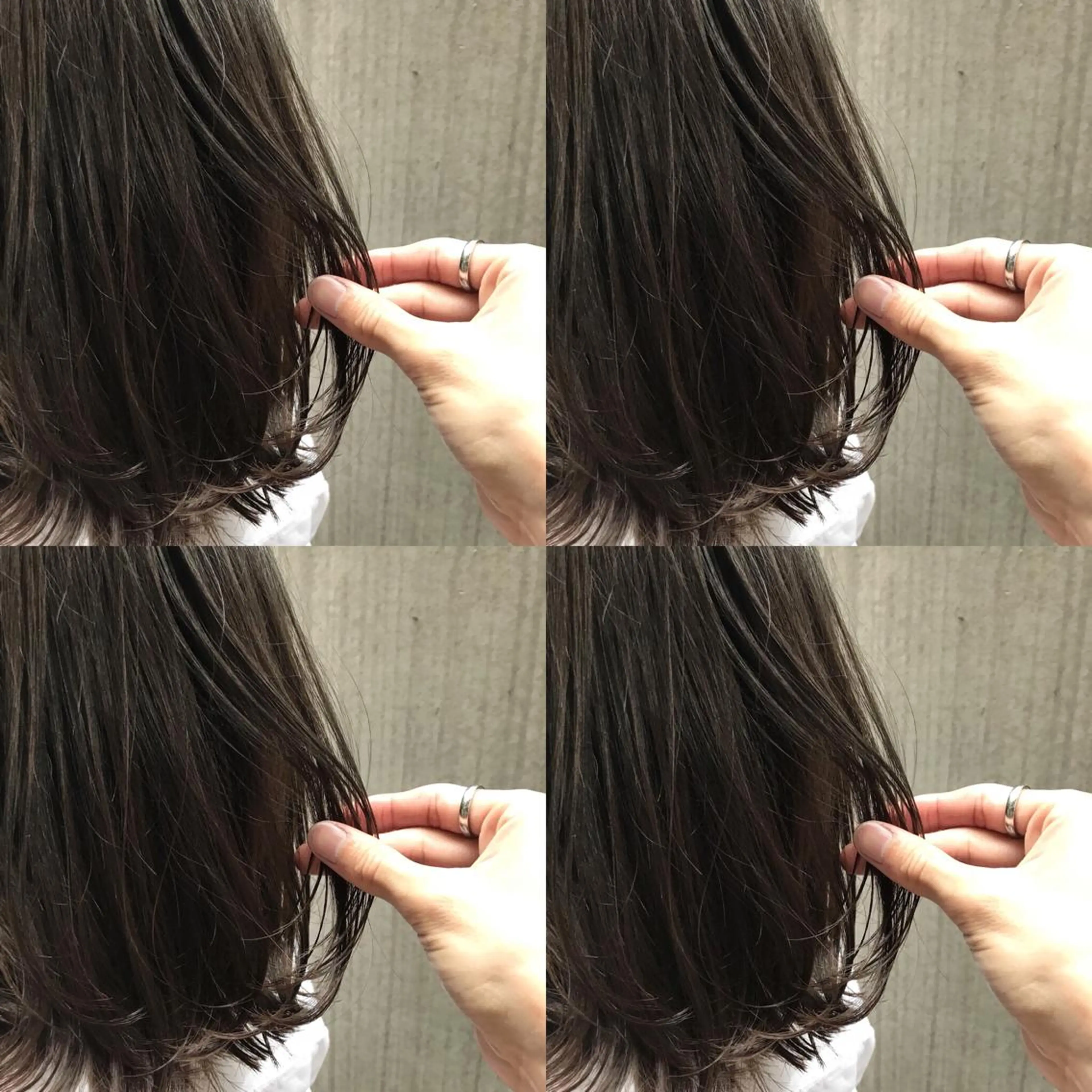 ミディアム カラー パーマ ヘアアレンジ グレージュ カット ヘアカラー トリートメント GOTODAY SHAiRE   SALON　青山所属・松田 亮葉のヘアスタイル