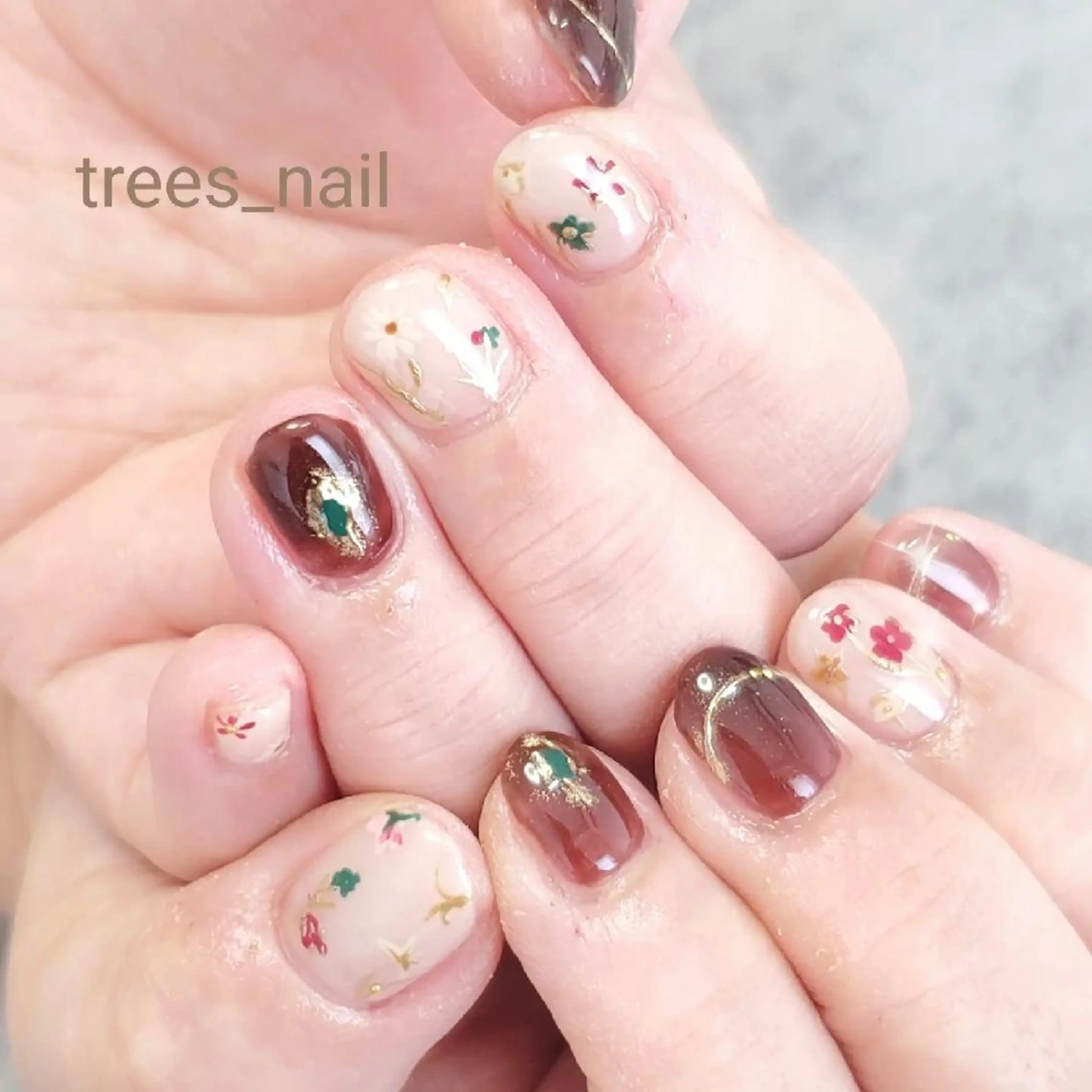 ネイル trees_ nailのネイルデザイン