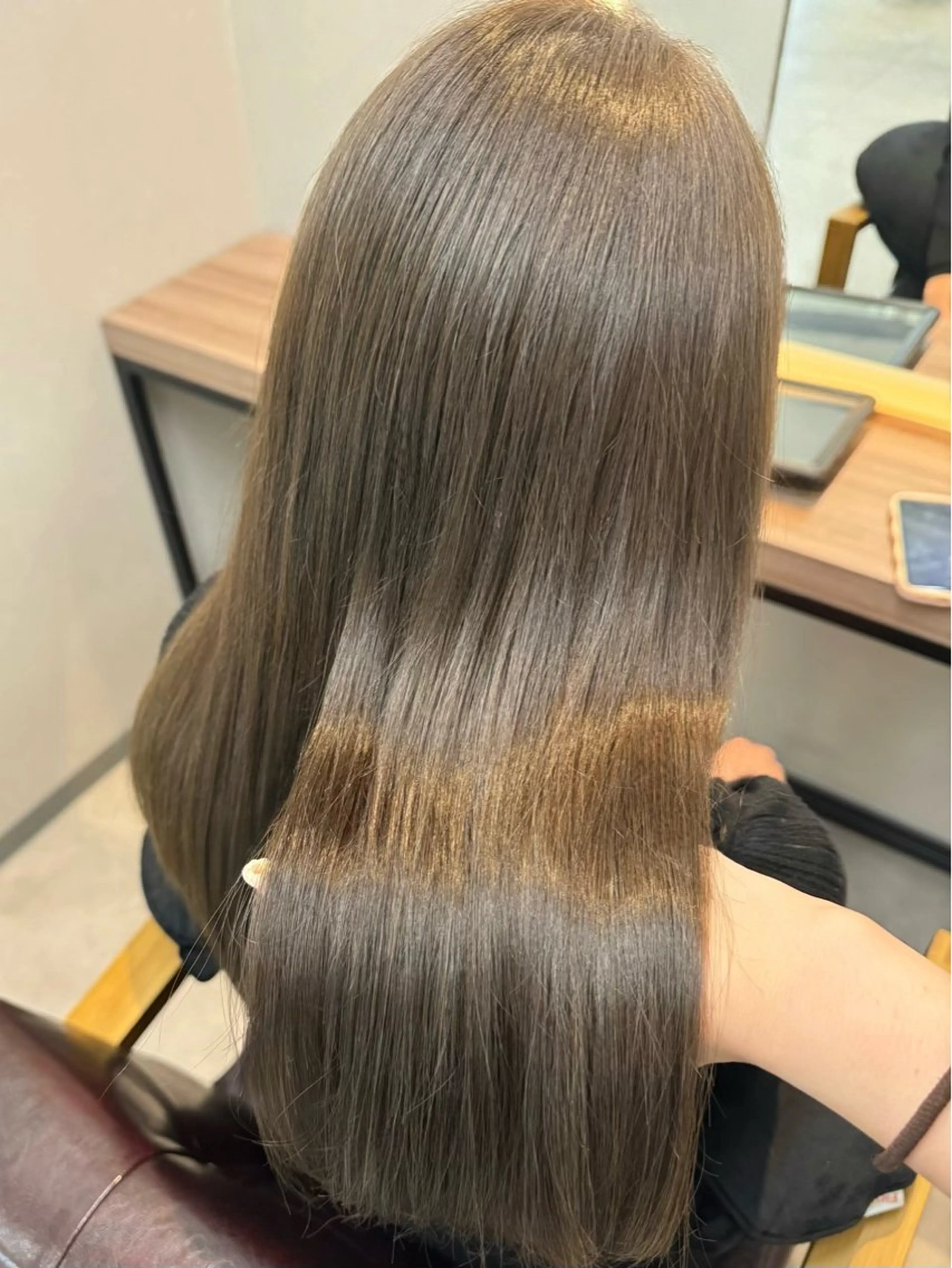 ミディアム カラー ブラウンカラー オリーブブラウン カット ヘアカラー トリートメント 髪質改善/レイヤー/ 🐣kokoro🌸のヘアスタイル