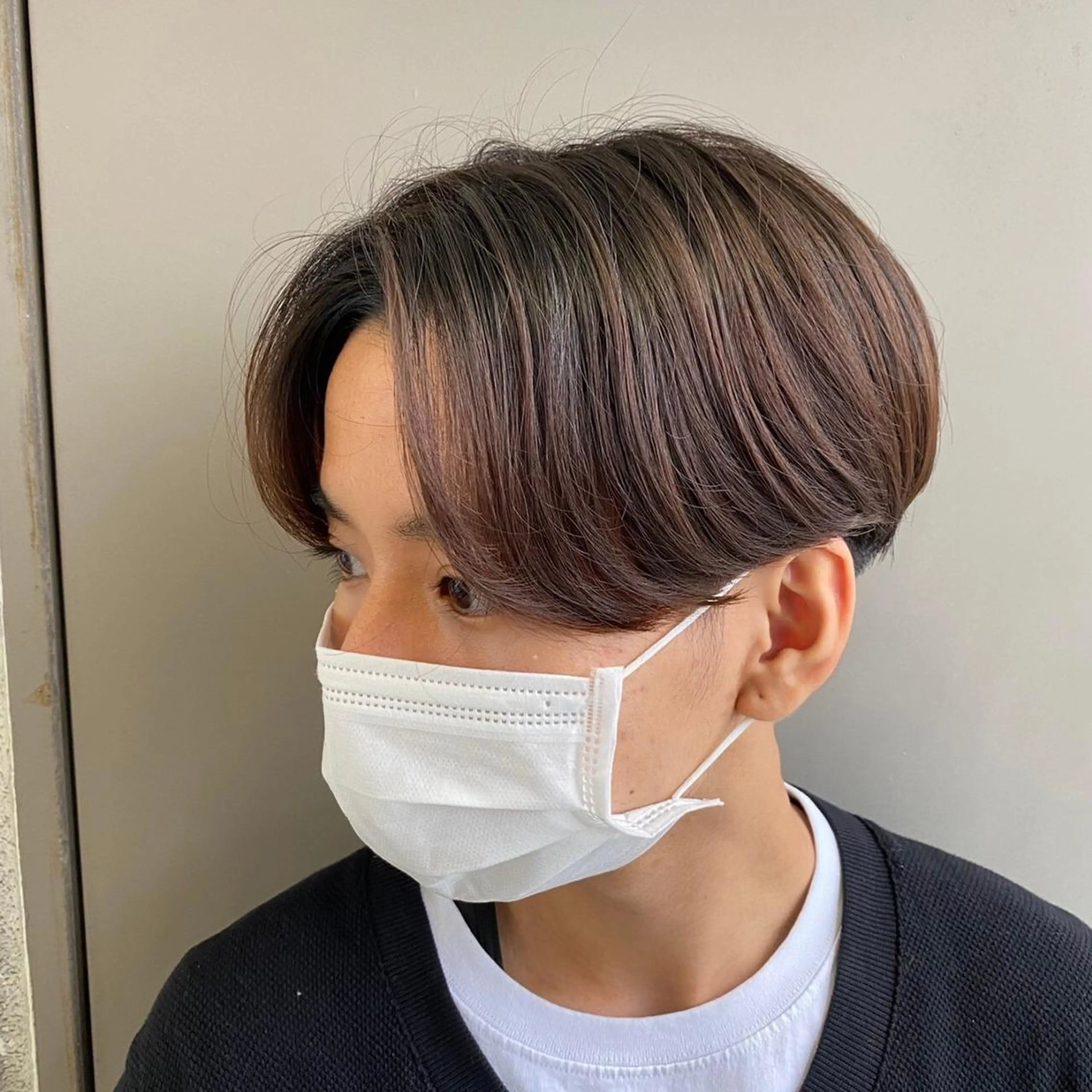 ミディアム カラー ビューティービースト 新宿のヘアスタイル