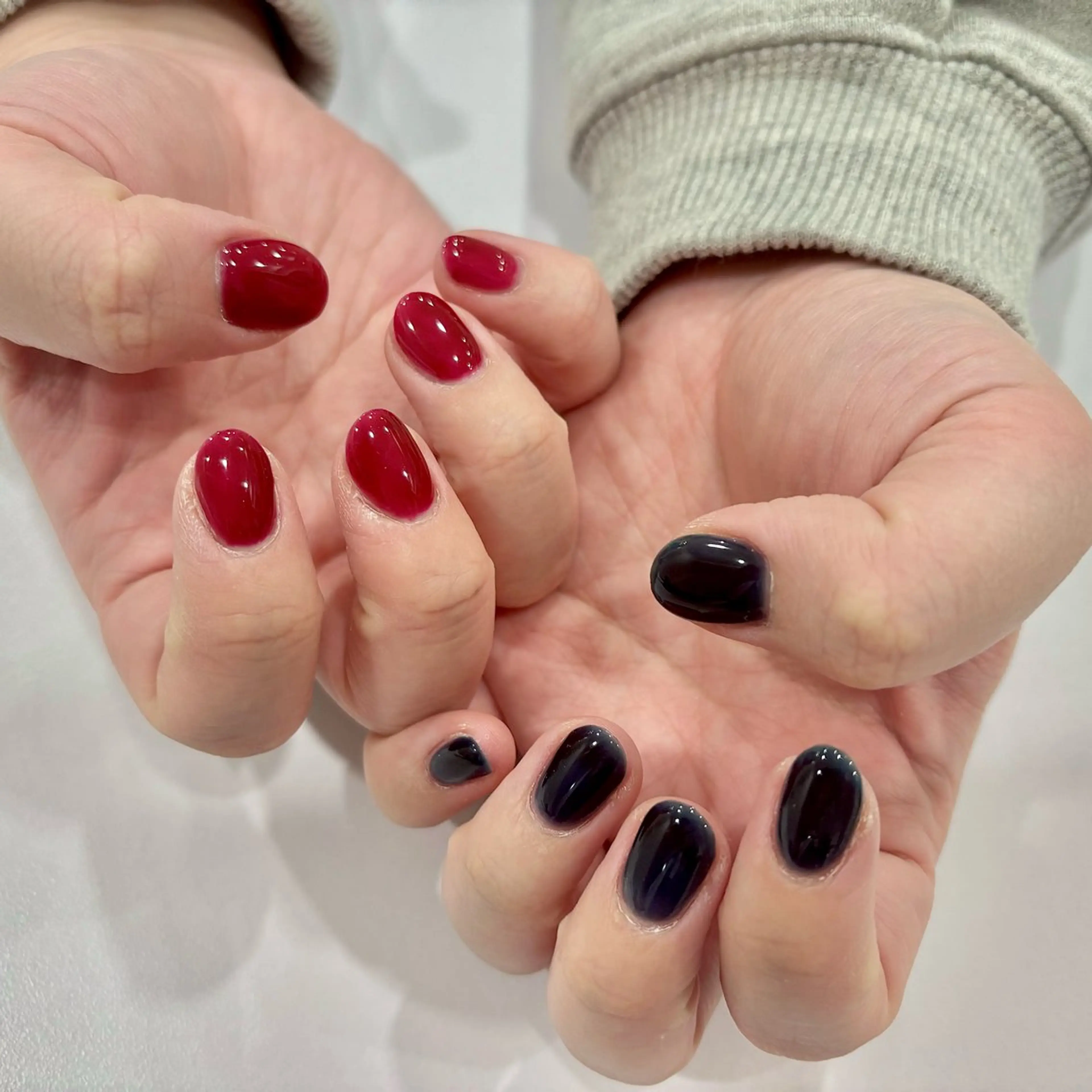 ネイル ジェルネイル 韓国ネイル ワンカラーネイル アンリッシュ池袋 小泉のネイルデザイン