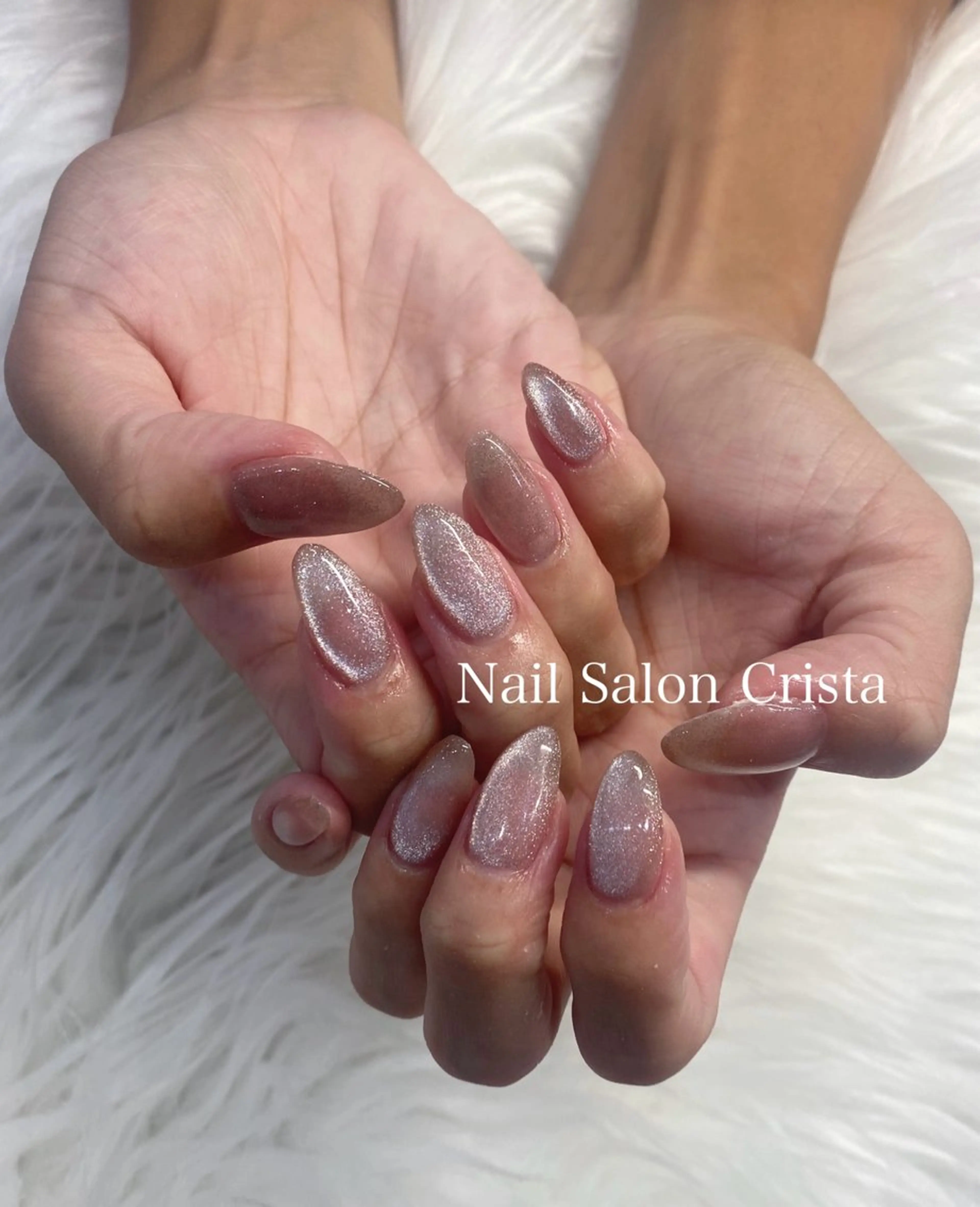 ネイル ジェルネイル マグネットネイル パラジェル ハンドネイル CRISTA所属・CRISTA MOMOのネイルデザイン