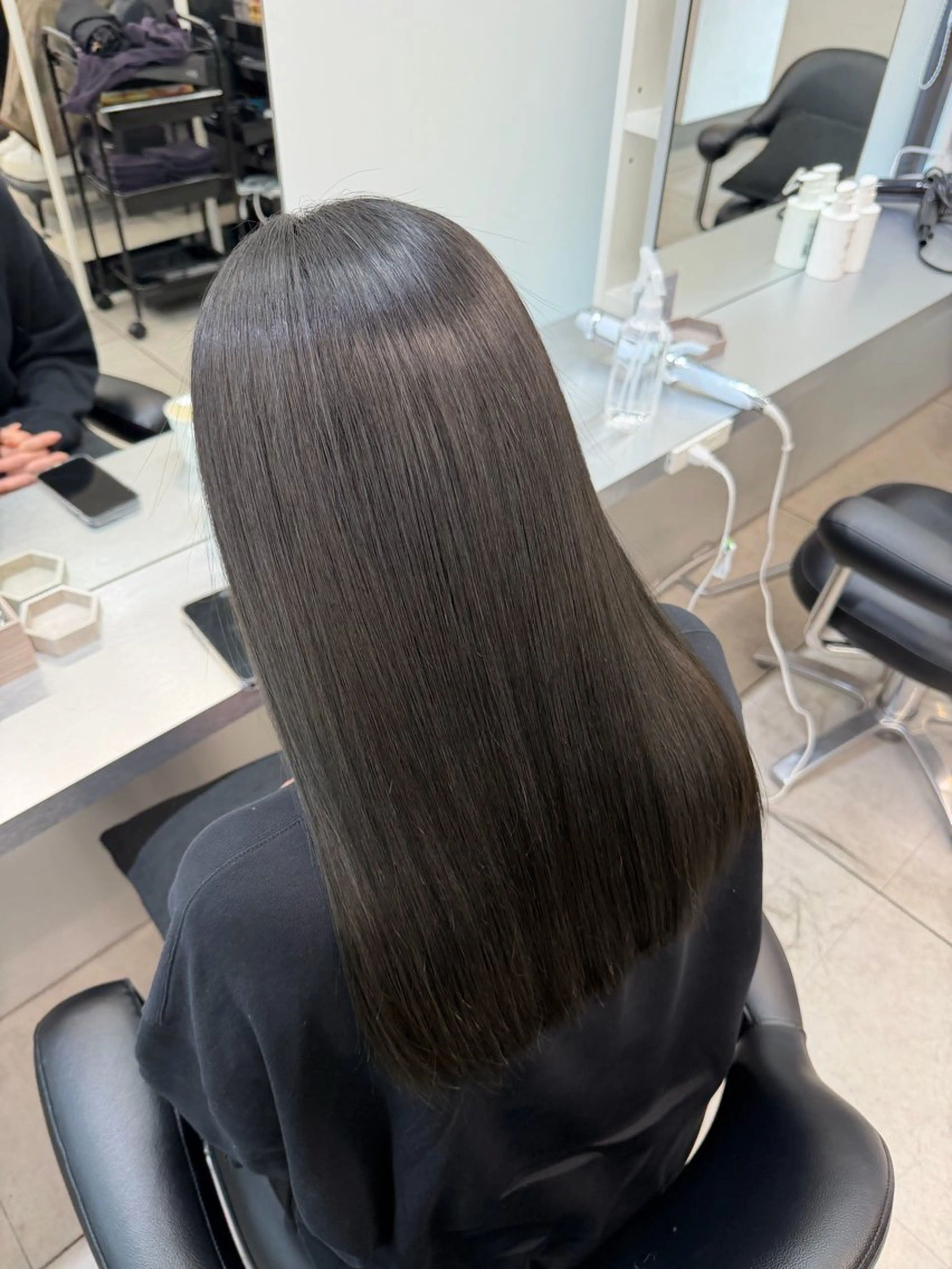 ロング カット 縮毛矯正 トリートメント 艶髪/縮毛矯正/ Core mikuaのヘアスタイル