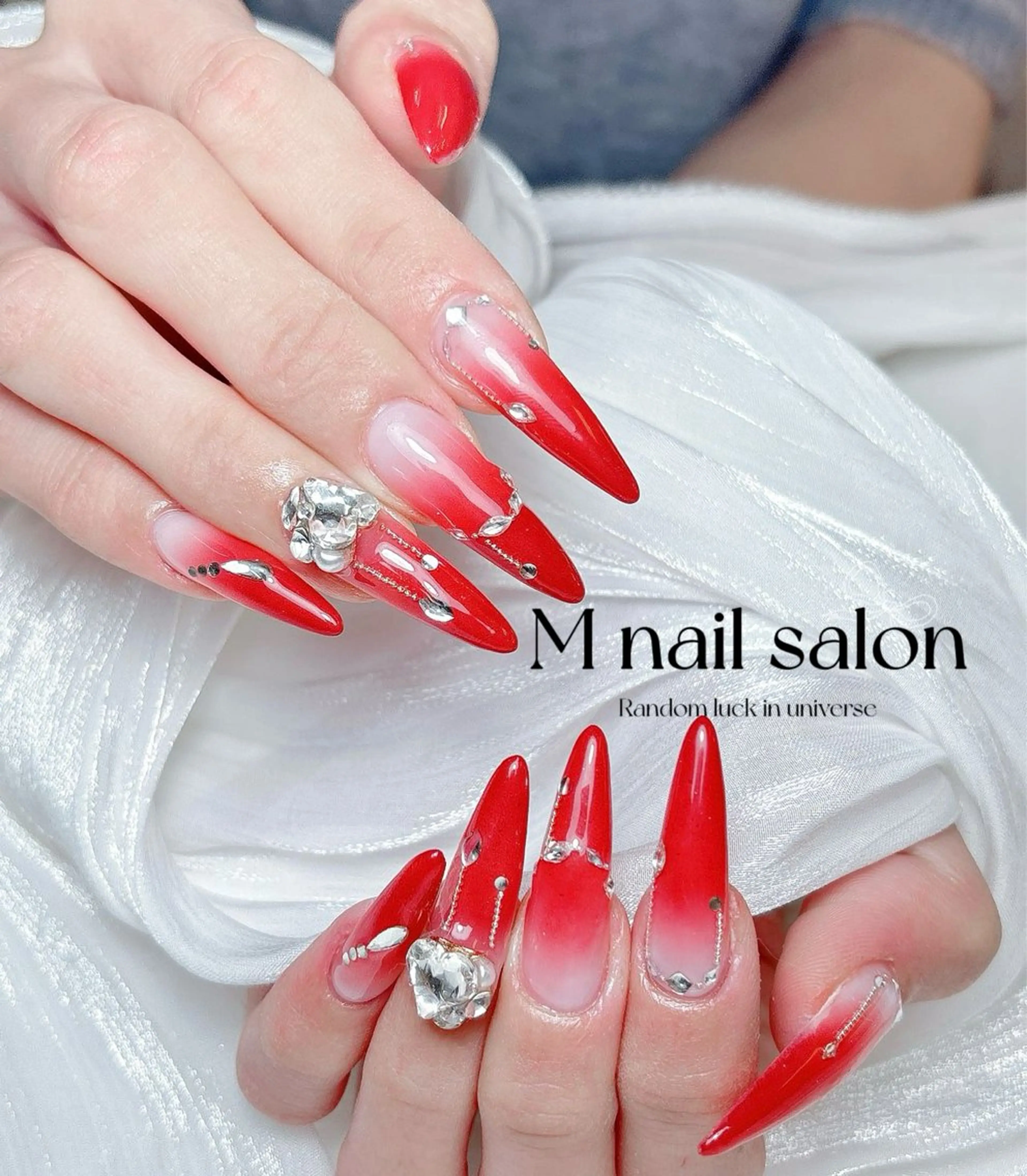 ネイル ハンドネイル M🌷nail 長さだし専門店のネイルデザイン