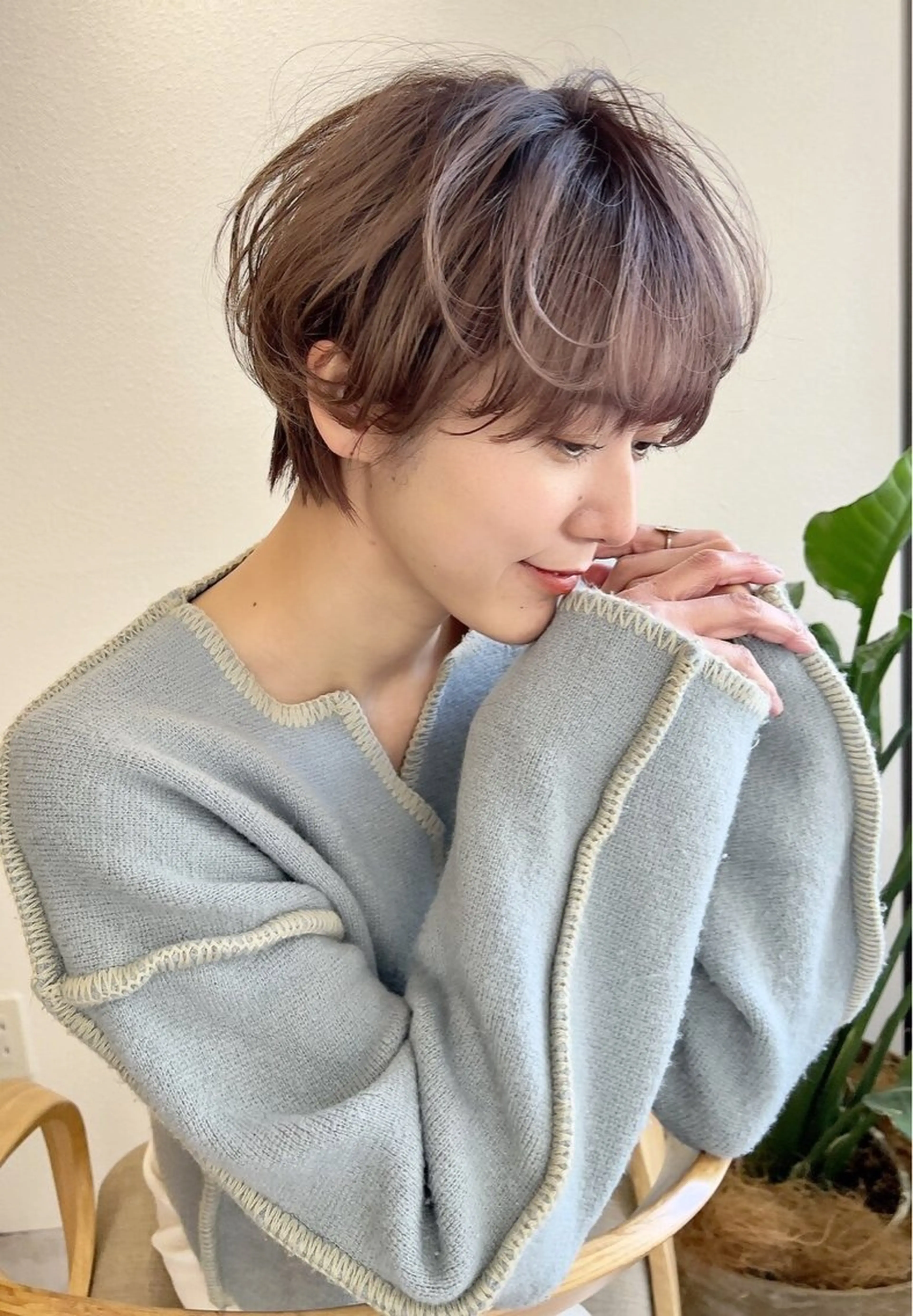 ショート カラー ショートヘア 美髪矯正🫧/ 吉田こうすけのヘアスタイル