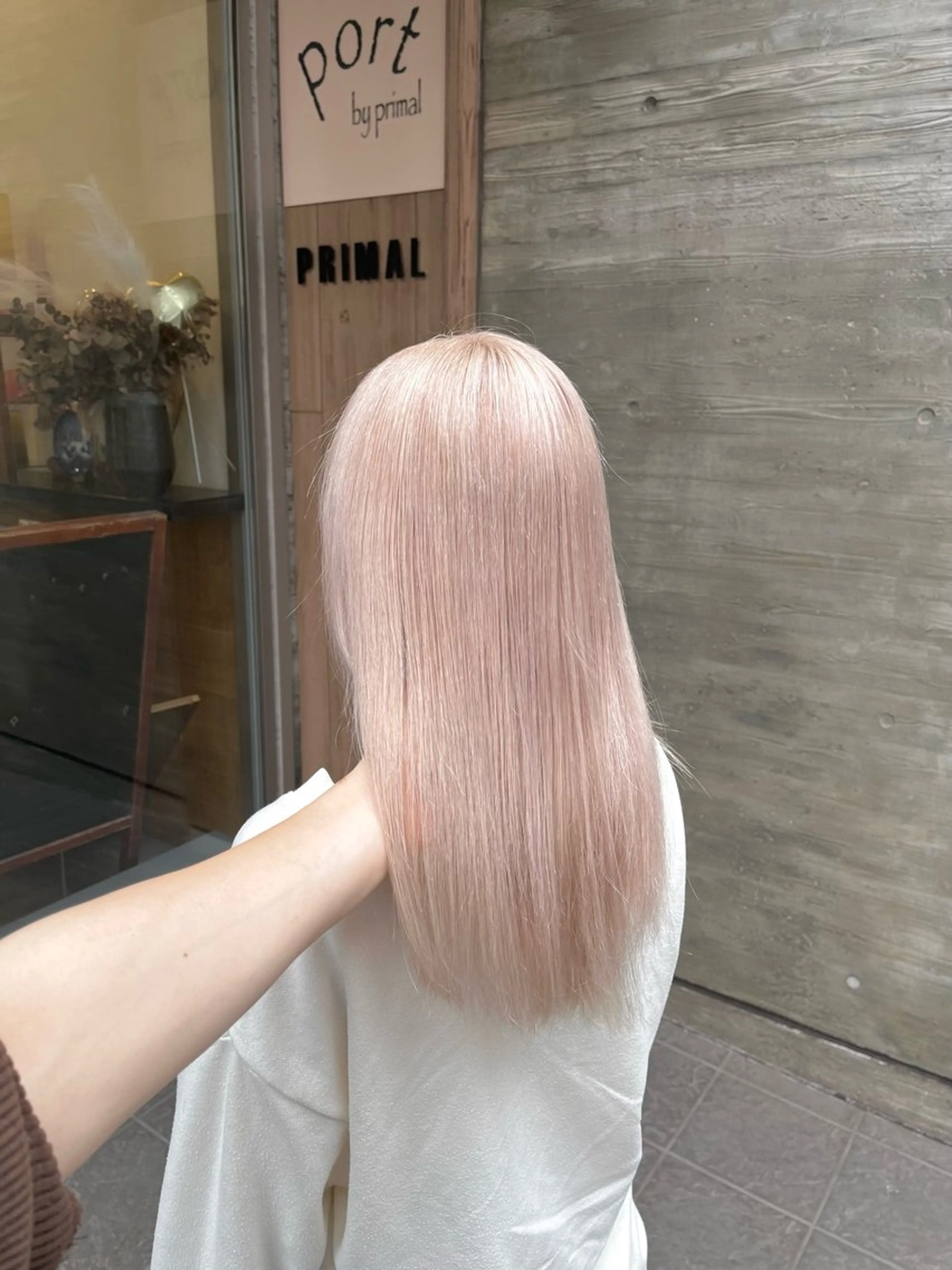 ミディアム カラー ヘアカラー ハイトーンカラ ー/小川のヘアスタイル