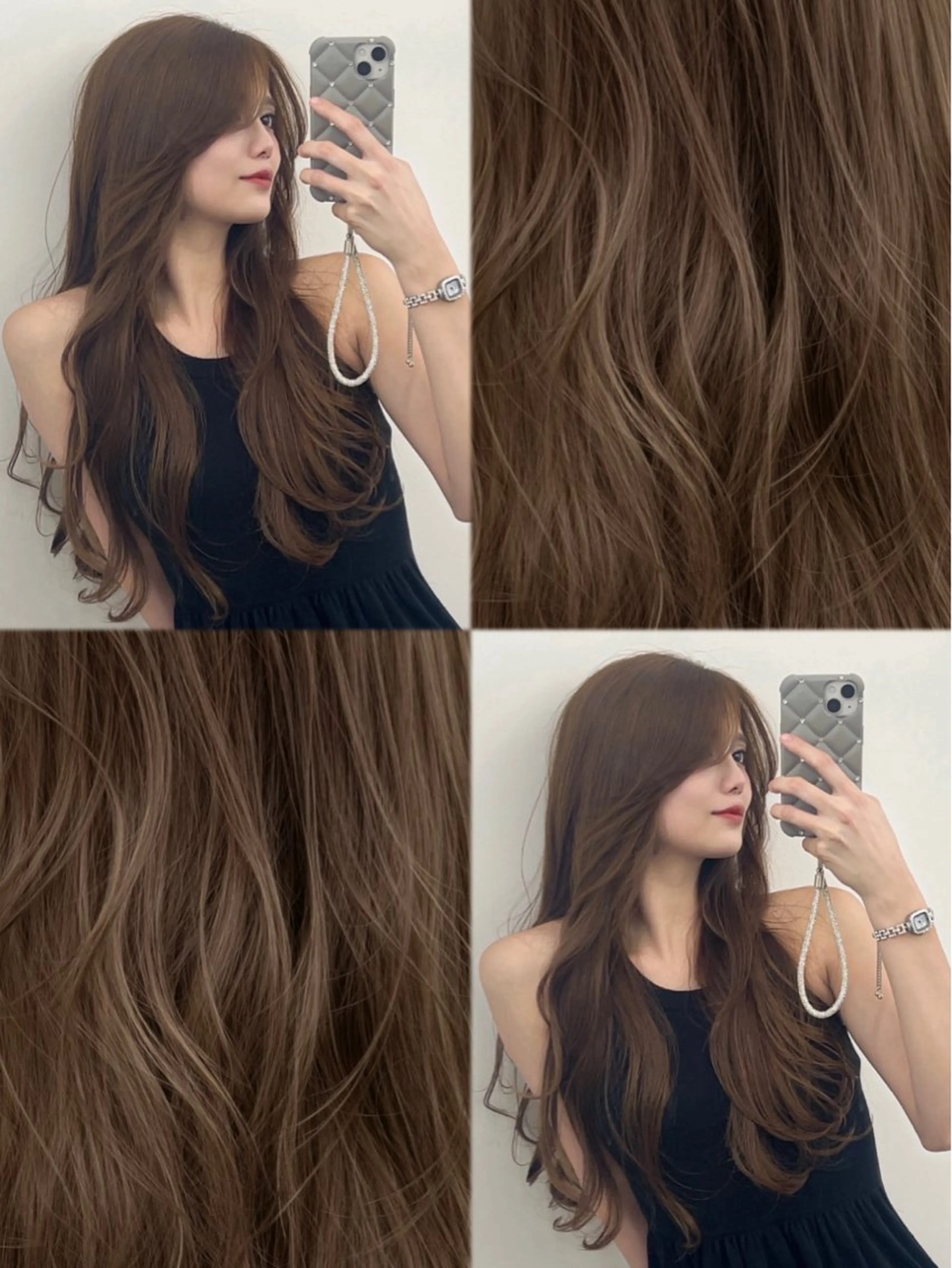 ロング カラー カット ヘアカラー トリートメント 顔まわりの神様✨ 透明感カラー藤嶋秀幸のヘアスタイル