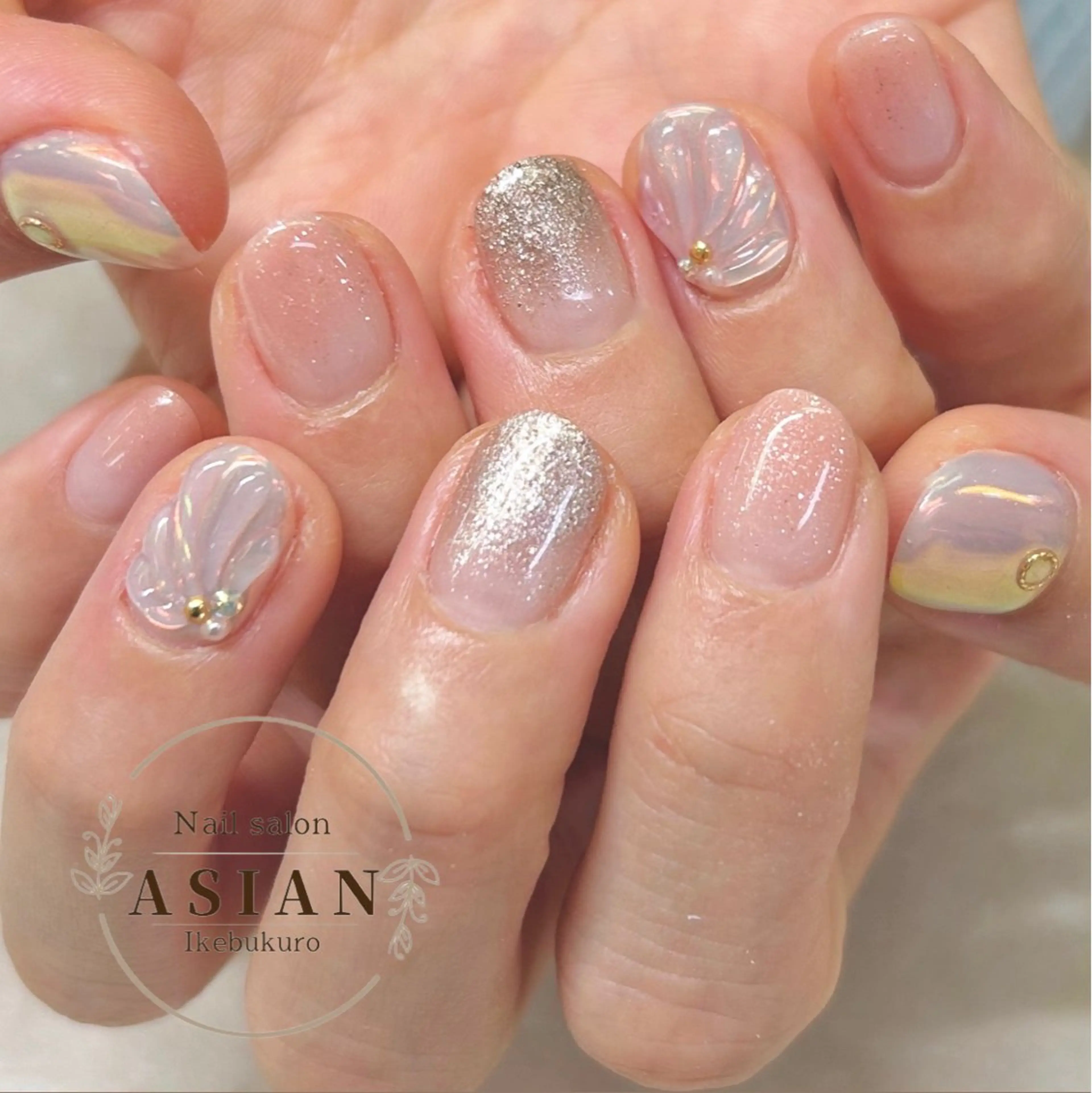 ネイル Nail&Hair Salon Asian 池袋店所属・U. azusa🪷のネイルデザイン