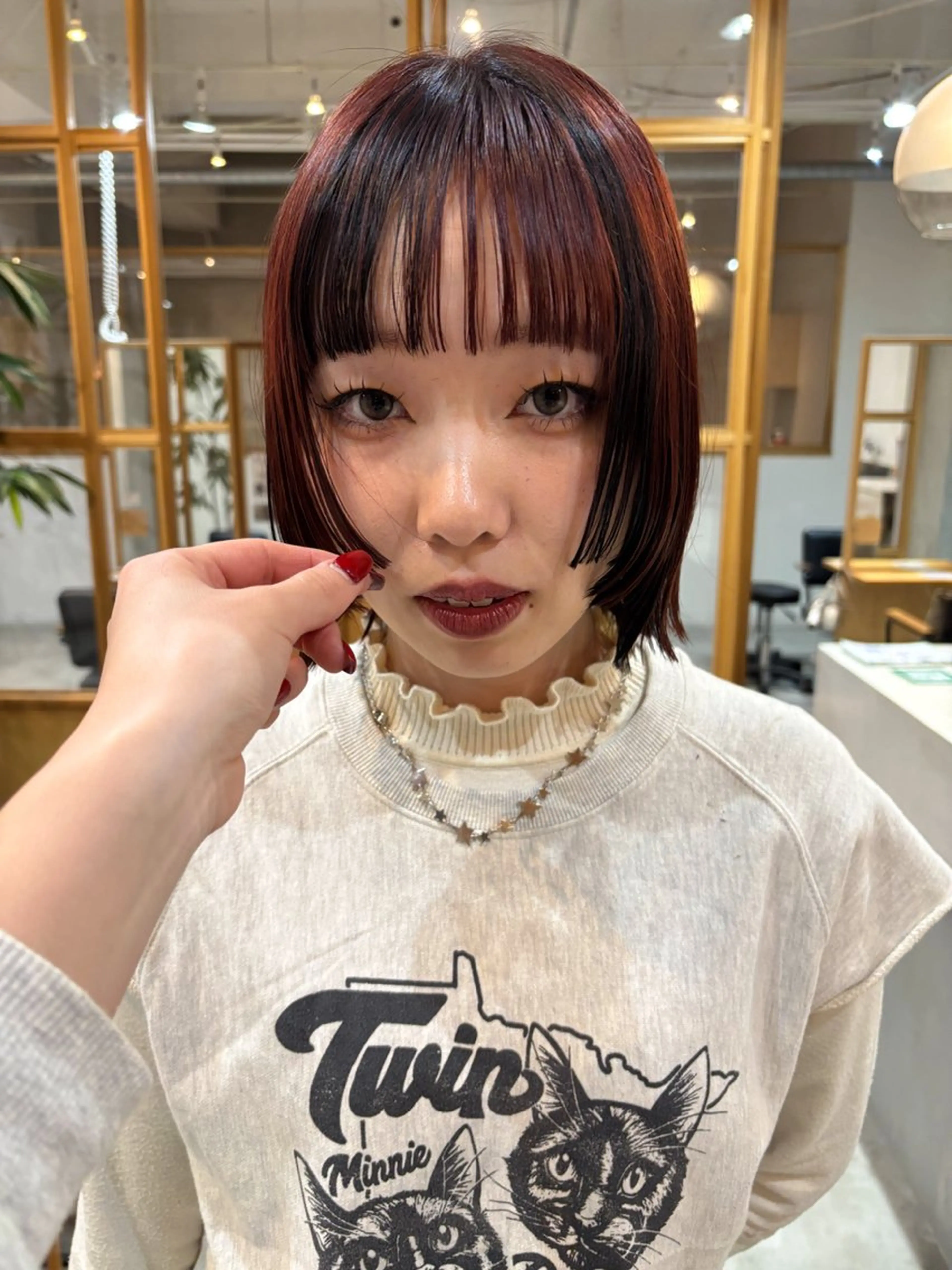 ミディアム 🌼FERIA梅田 shiho🌼のヘアスタイル