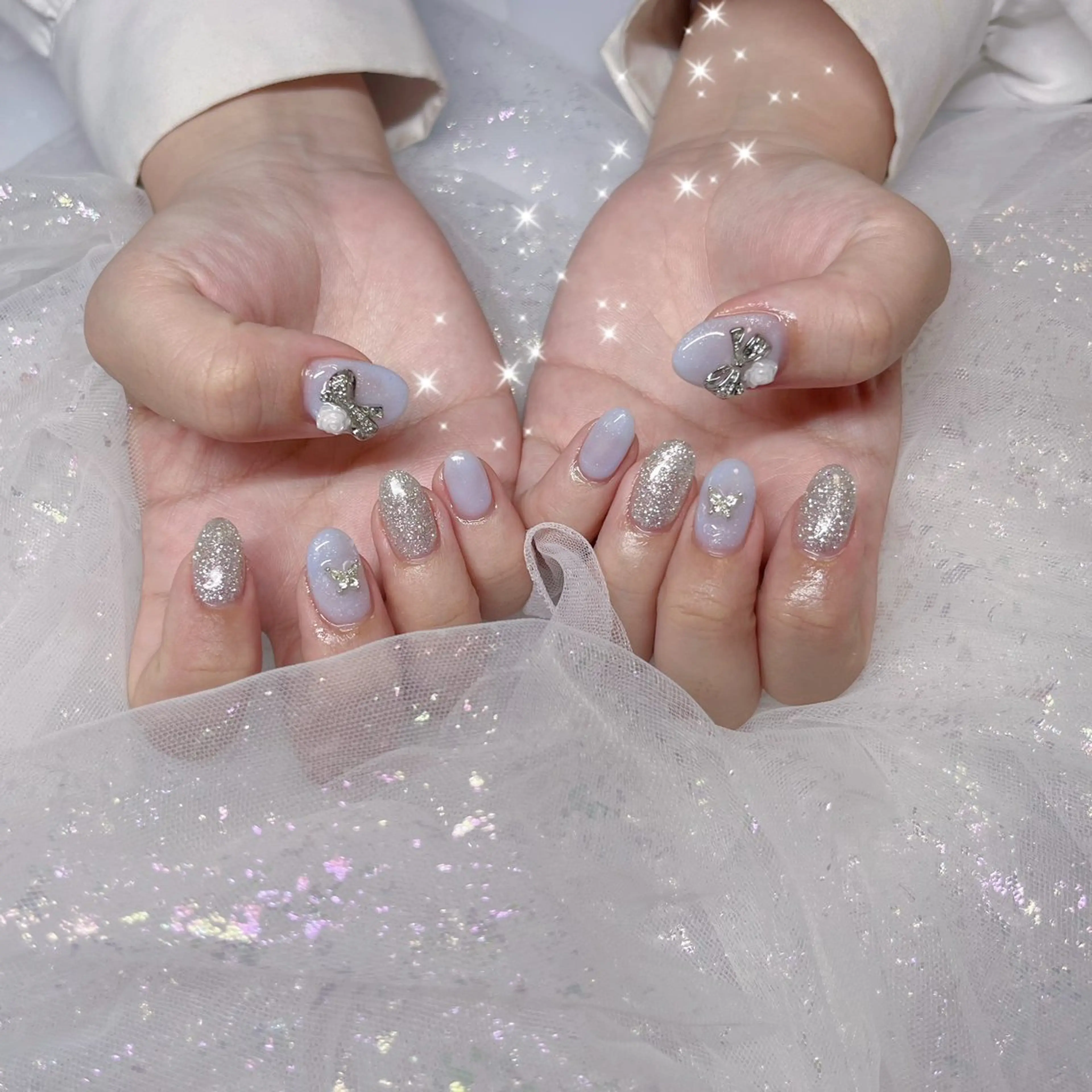 ネイル パーツ全部¥110 サロンミミのネイルデザイン