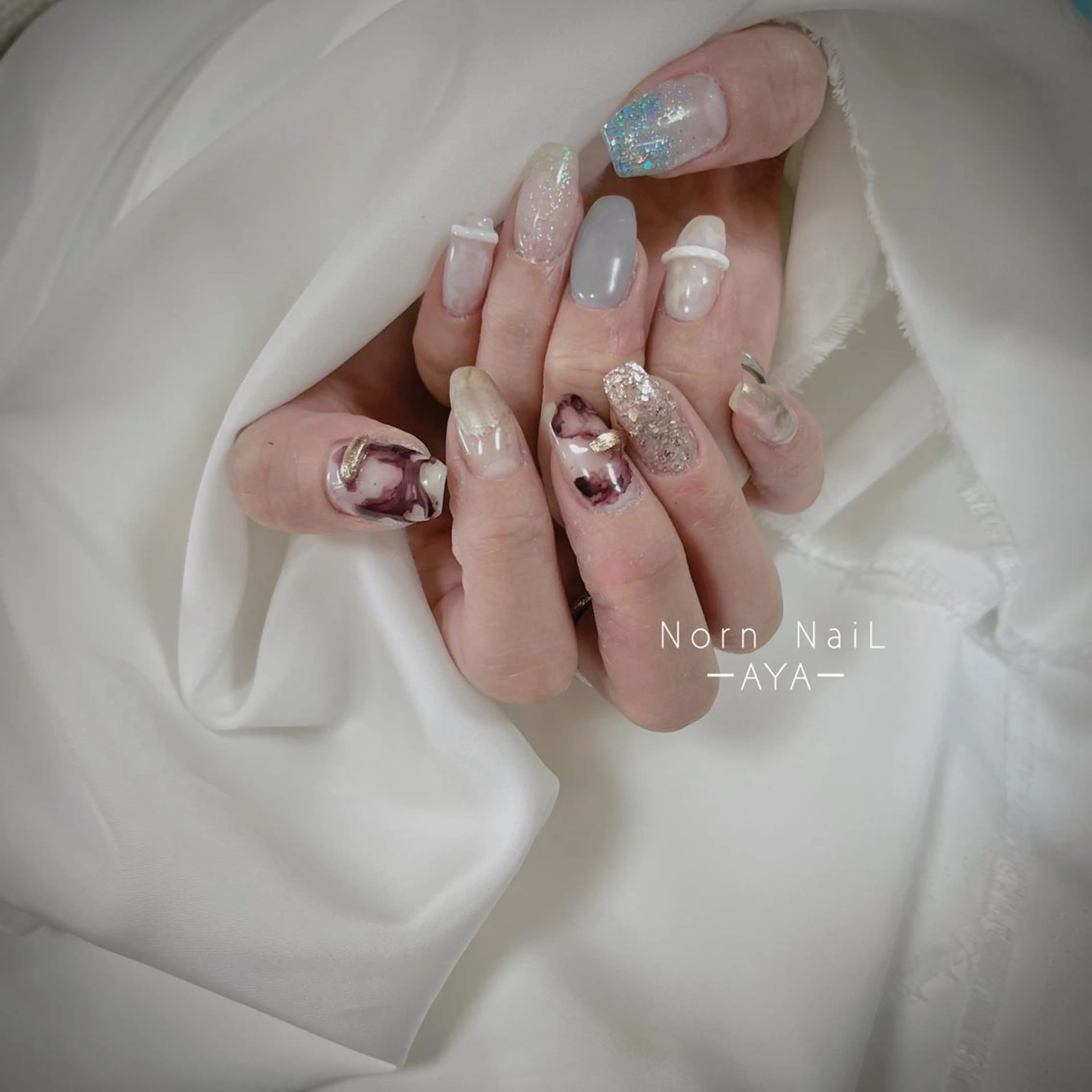 ネイル ハンドネイル フットネイル U Ayaのネイルデザイン