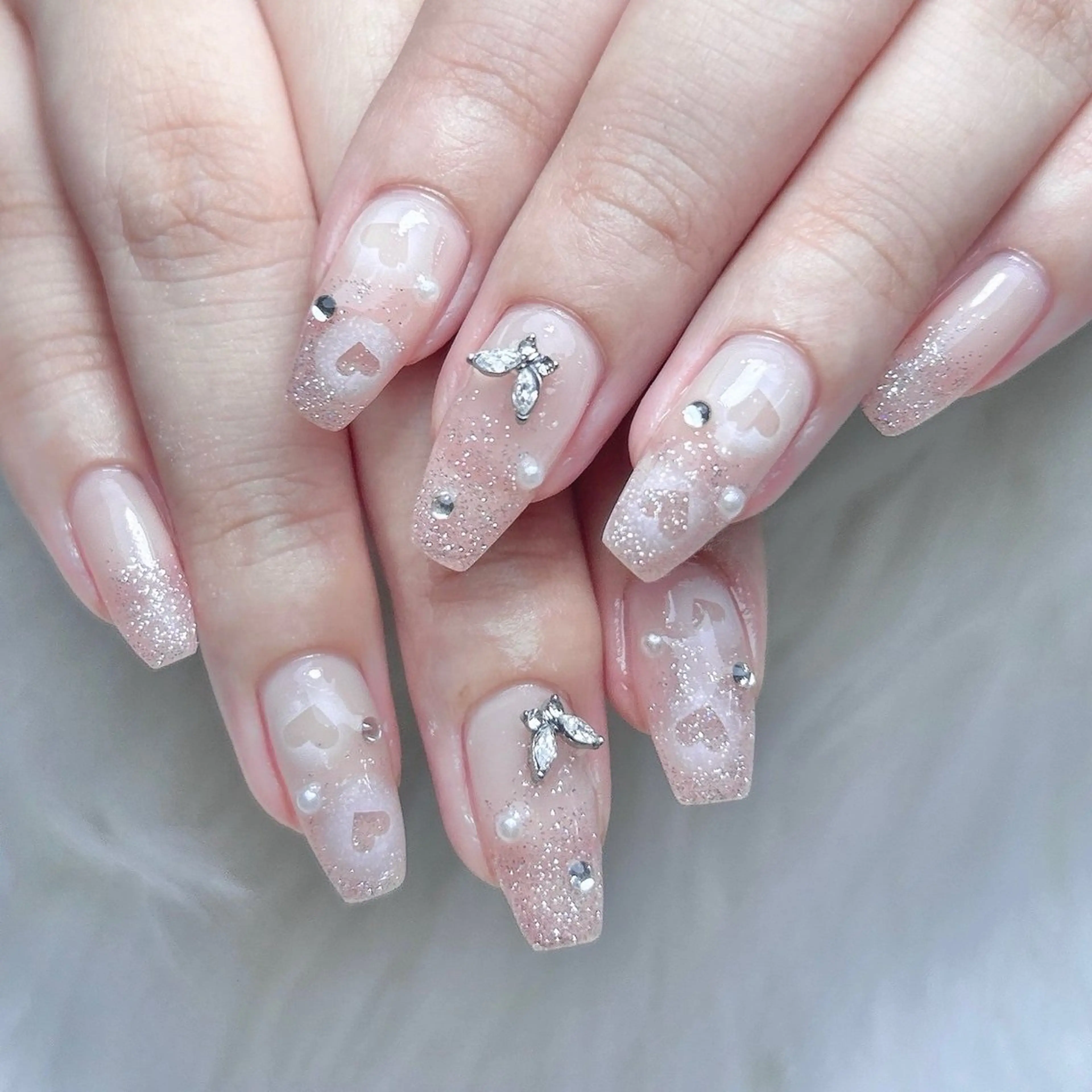 《リピーター》持ち込みデザイン(キラキラ)の写真