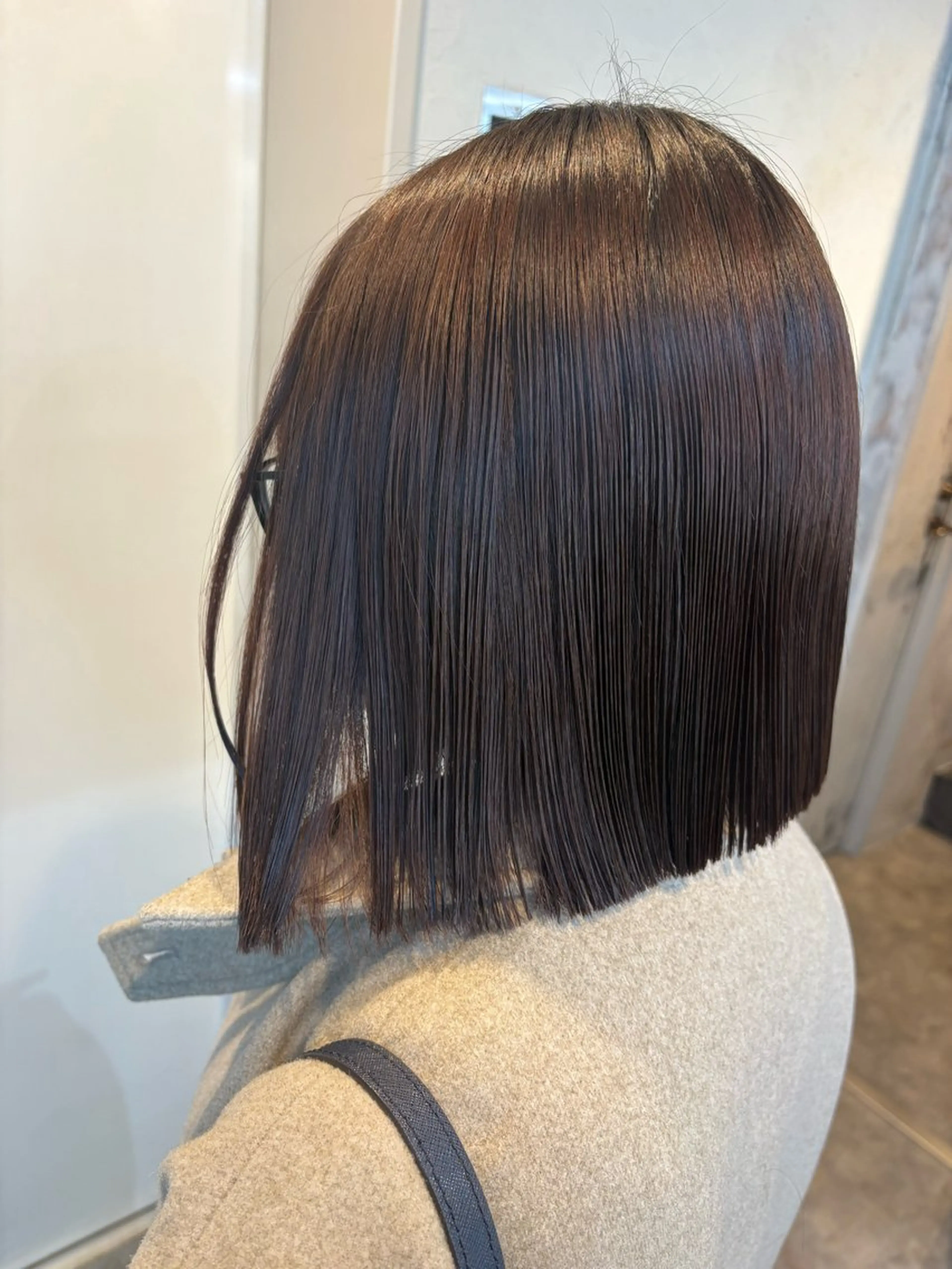 ショート 前下がりボブ ボブ hair studio nico…所属・シモイケ ルアのヘアスタイル