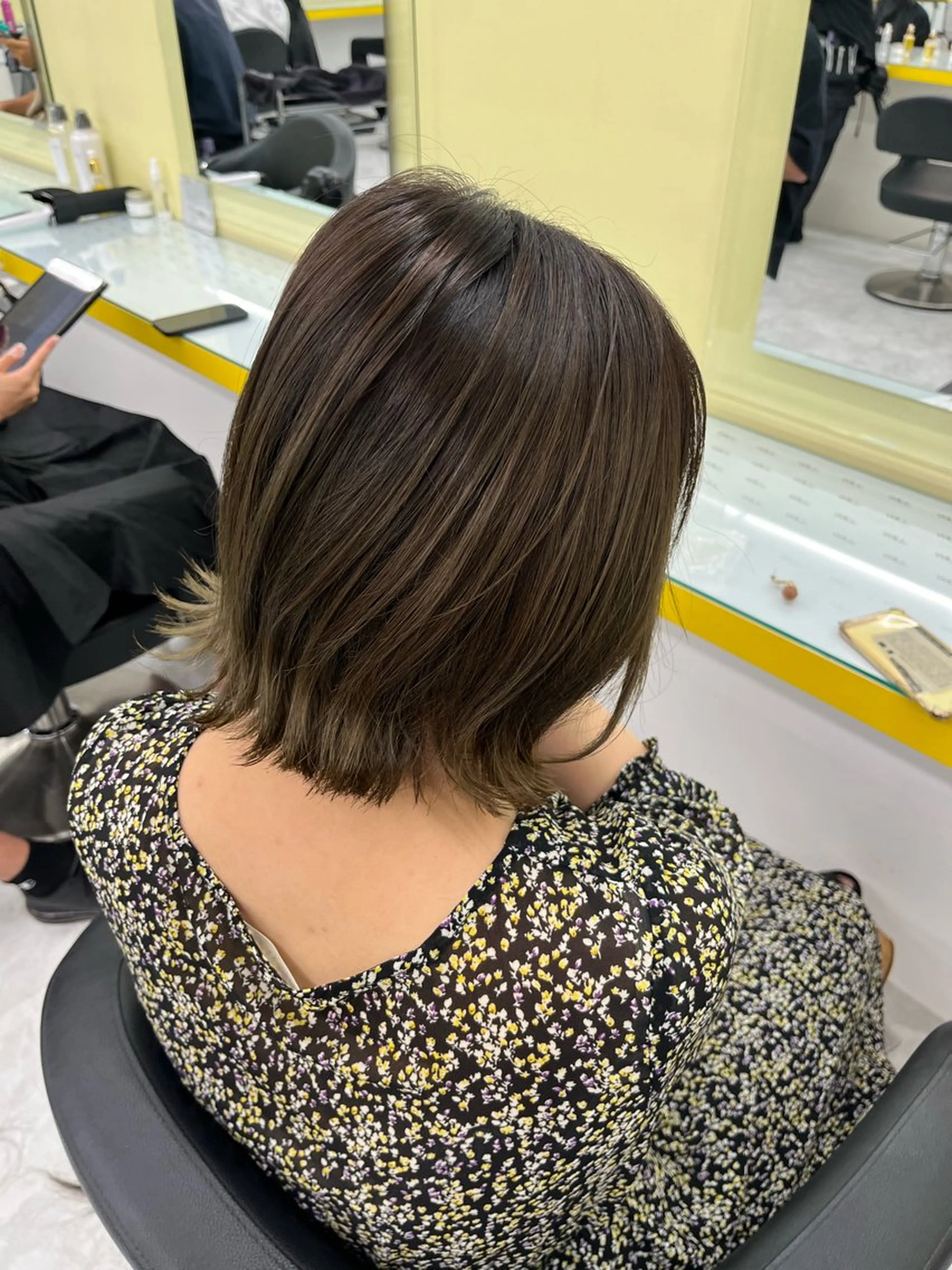 カラー ヘアカラー 似合わせ💗透け感 💗うる艶カラー💗のヘアスタイル