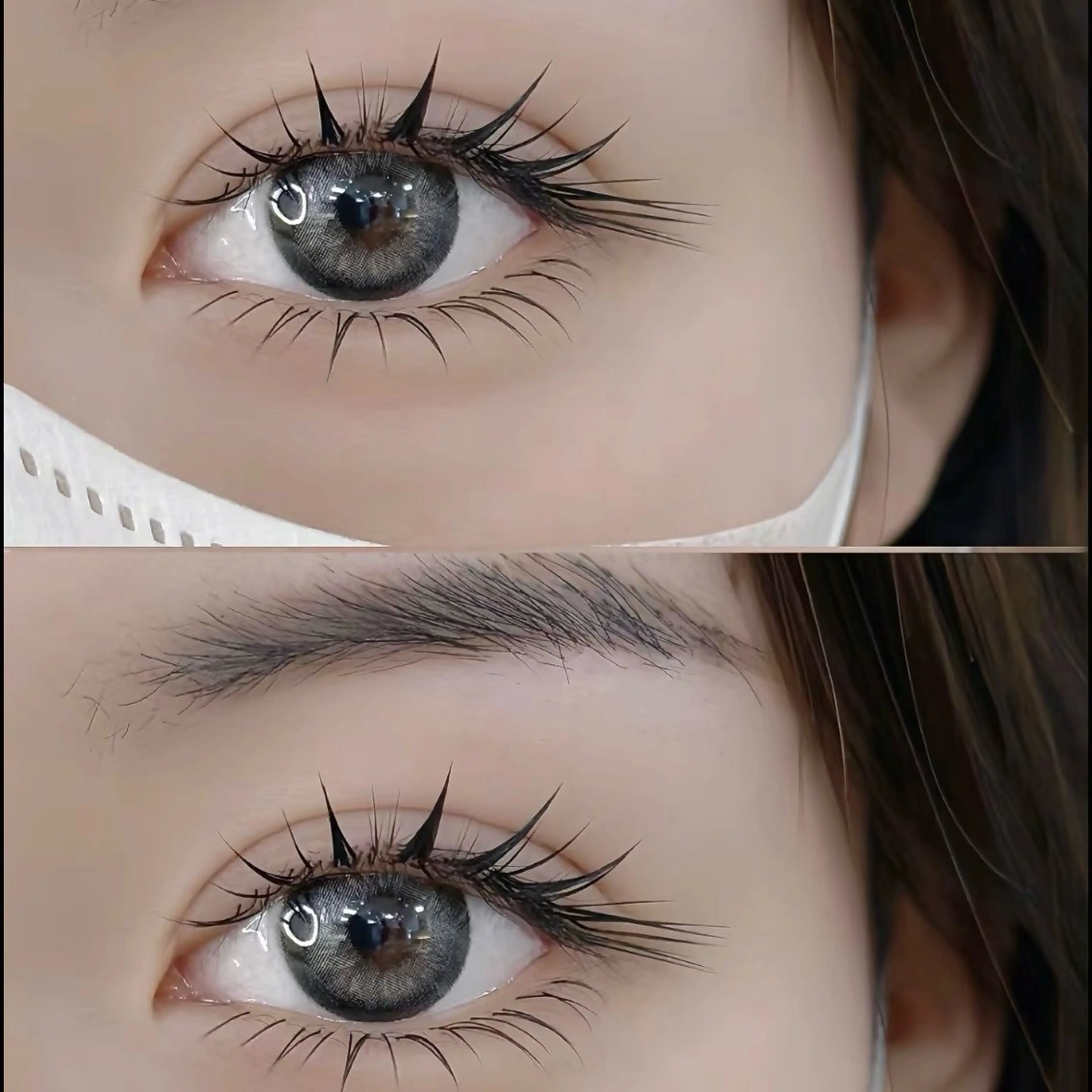 マツエク・マツパ 束感まつ毛 カラーマツエク フラットラッシュ パリジェンヌラッシュリフト まつげパーマ ミユ 横浜のマツエク・マツパデザイン