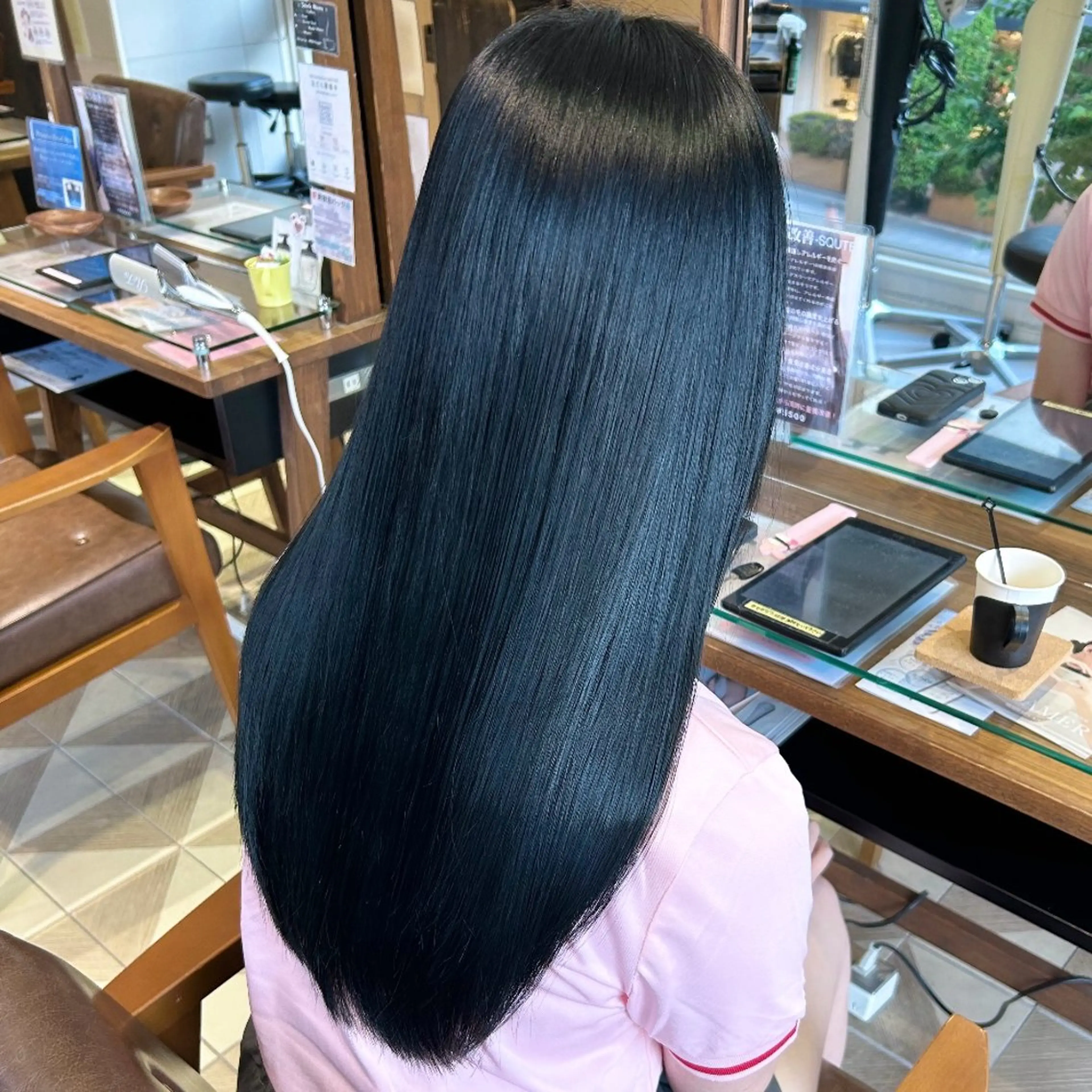 ロング カラー ヘアアレンジ カット ヘアカラー 吉水 彩乃 /ボブ/透明感カラーのヘアスタイル