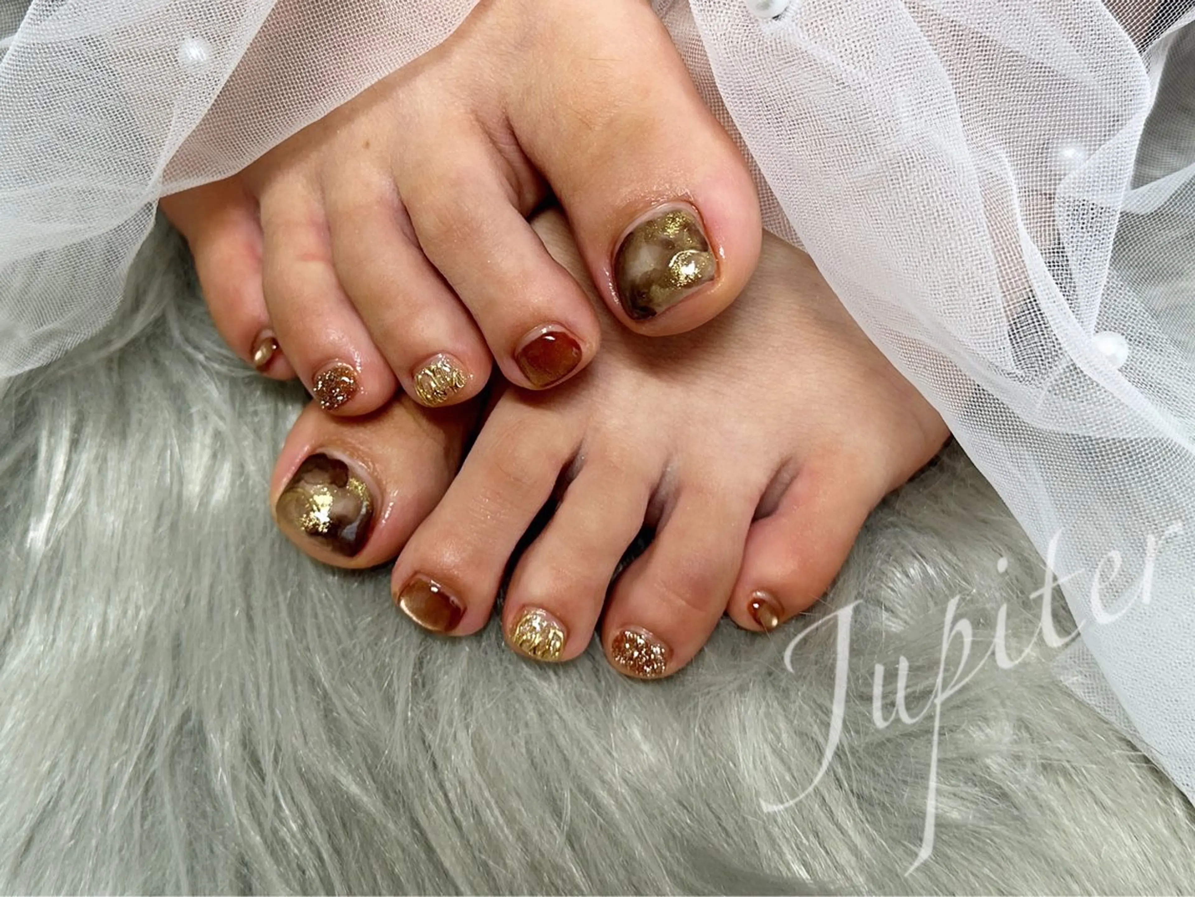 ネイル フットネイル Jupiter所属・Jupiter Toshieのネイルデザイン